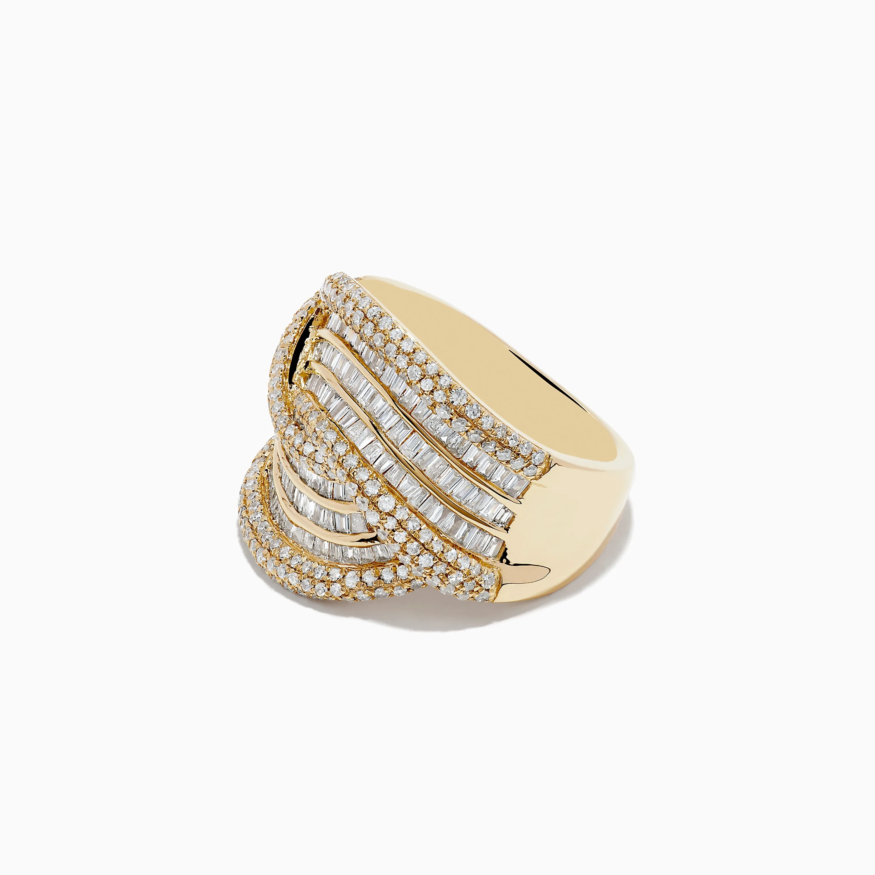 D'oro 14K Yellow Gold Diamond Statement Ring 1.54 TCW sold by Effy product image thumbnail 2