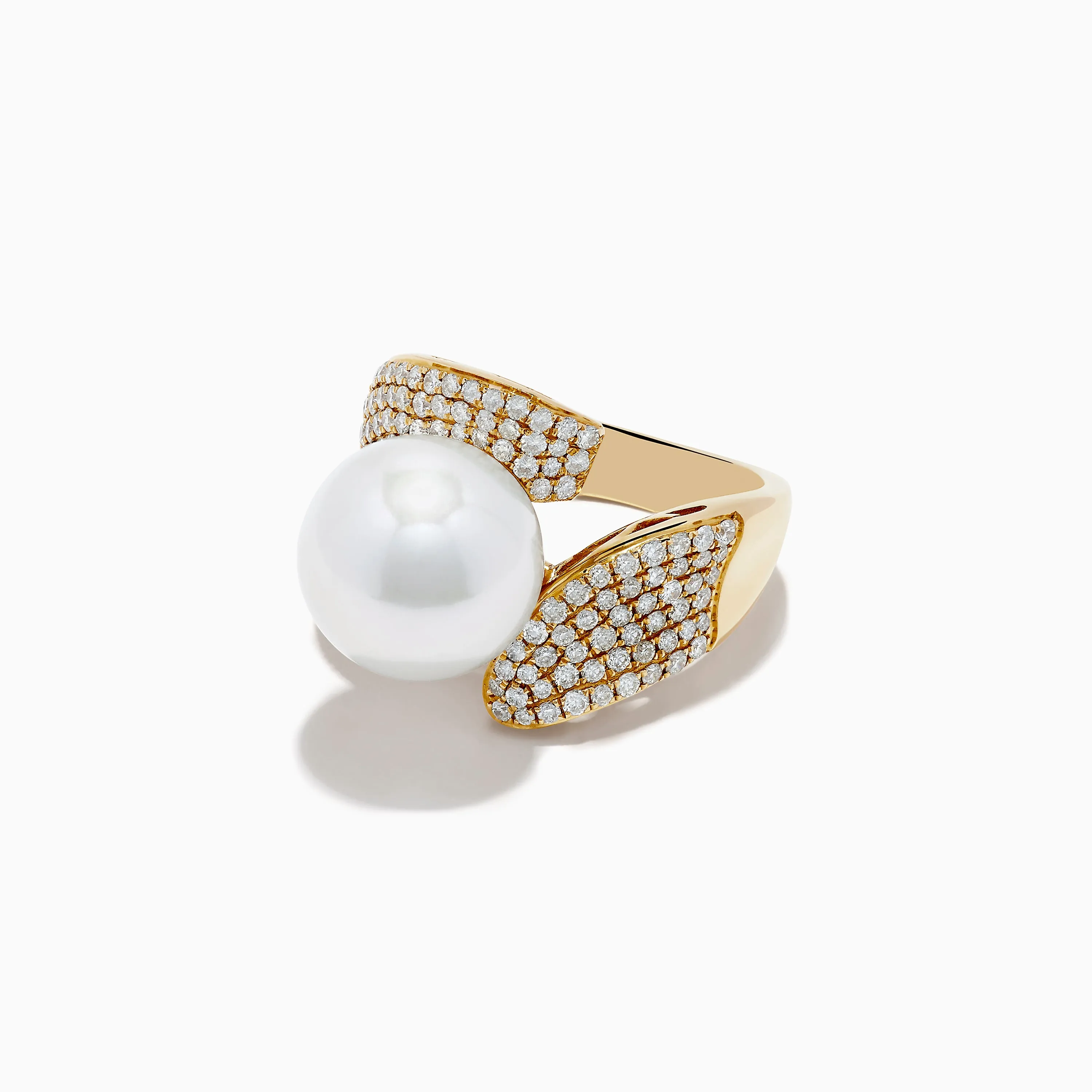14K Yellow Gold Fresh Water Pearl and Diamond Statement Ring sold by Effy product image thumbnail 2