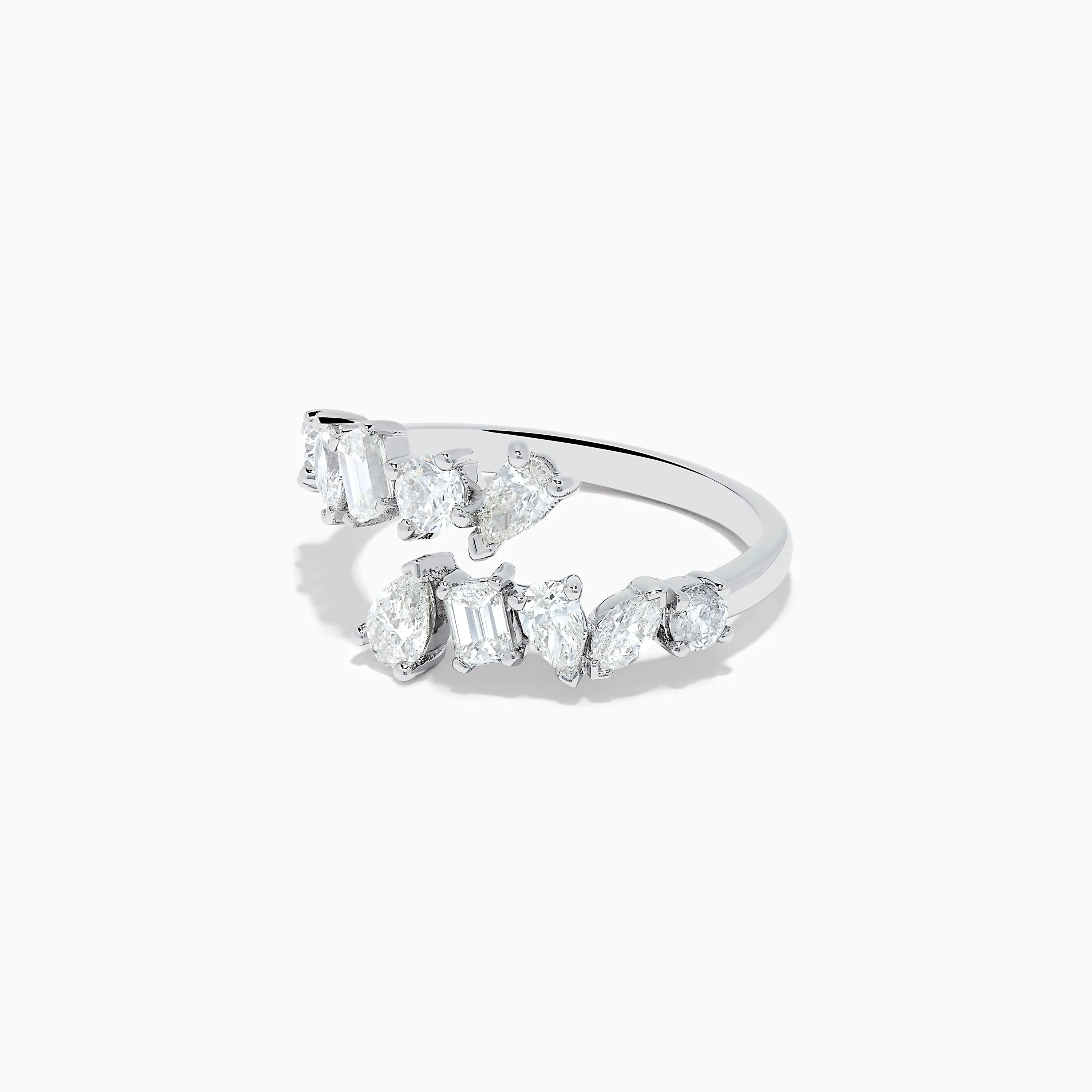Classique 14K White Gold Diamond Bypass Ring 1.36 TCW sold by Effy product image thumbnail 2