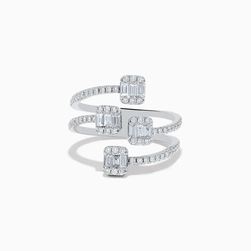 Classique 14K White Gold Diamond Ring sold by Effy
