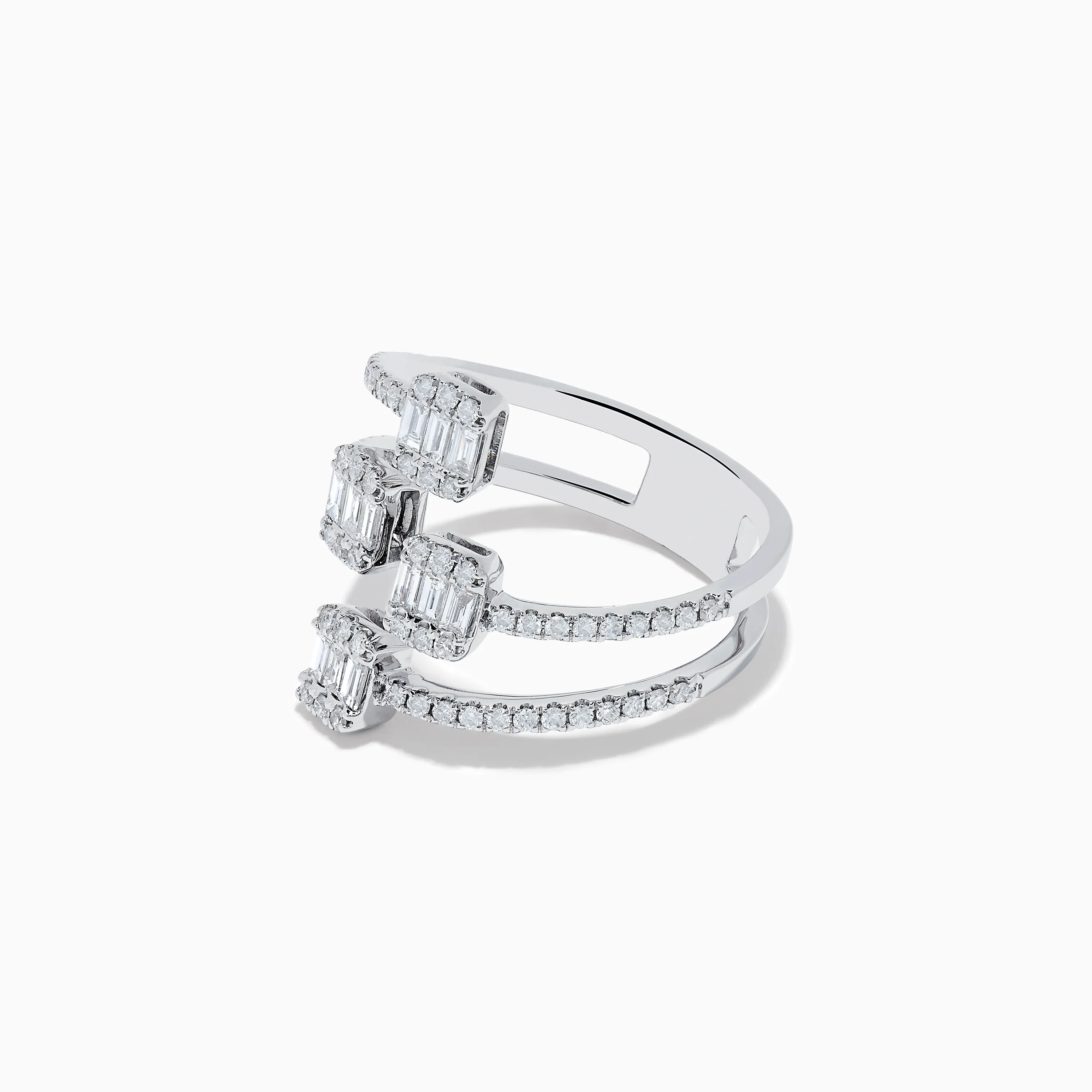Classique 14K White Gold Diamond Ring sold by Effy product image thumbnail 2