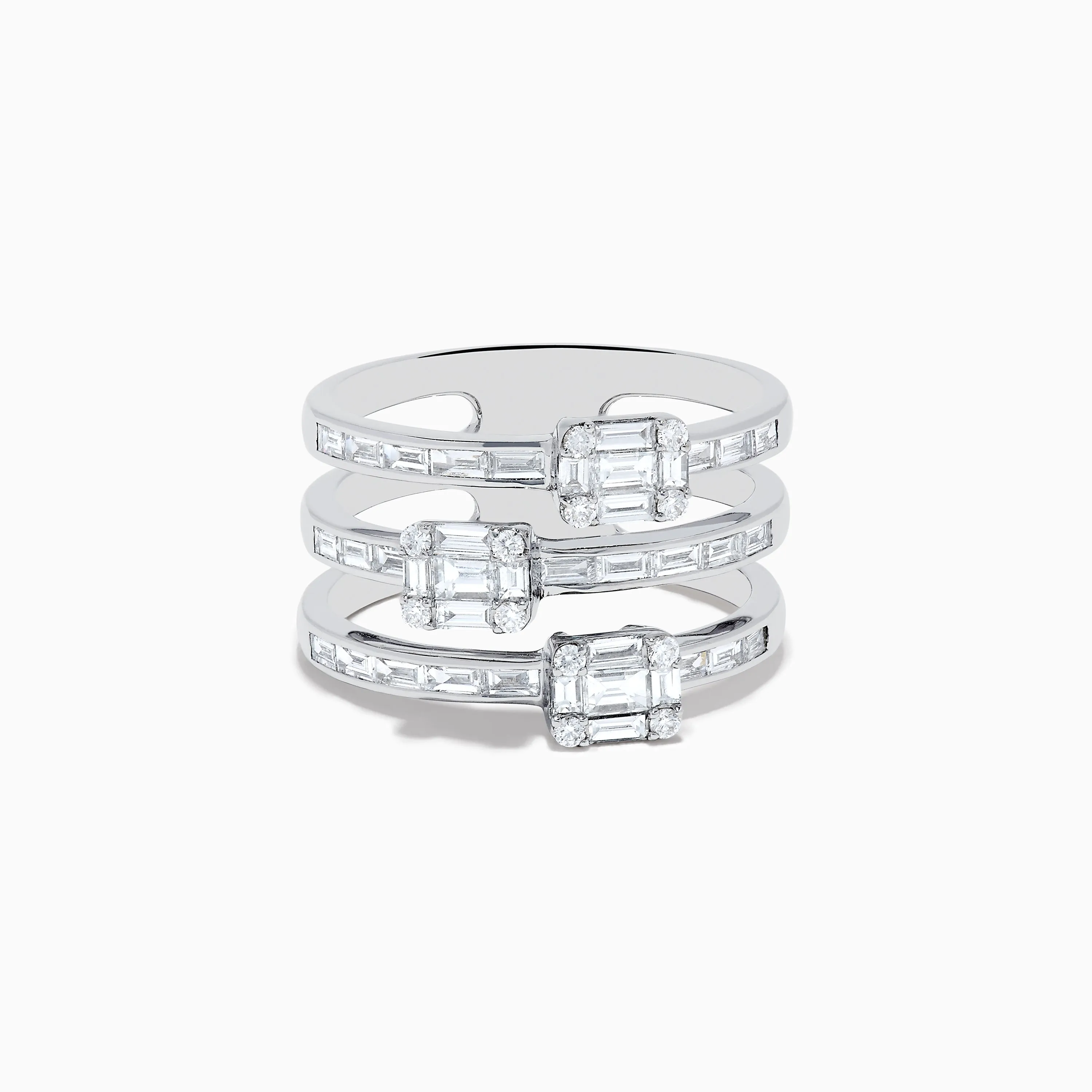 Classique 14K White Gold Diamond Ring 1.00 TCW sold by Effy