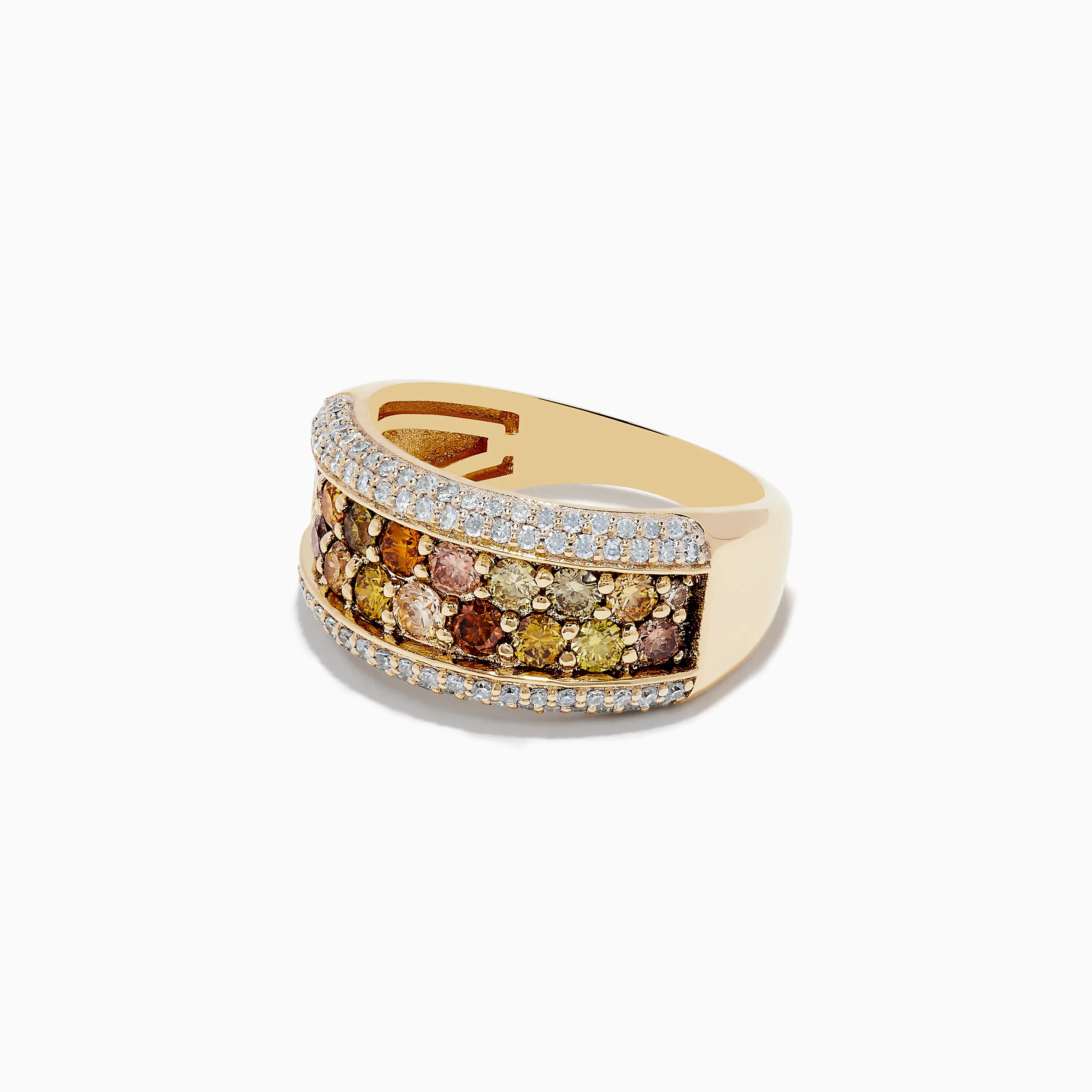 14K Yellow Gold Multi Color Diamond Ring sold by Effy product image thumbnail 2
