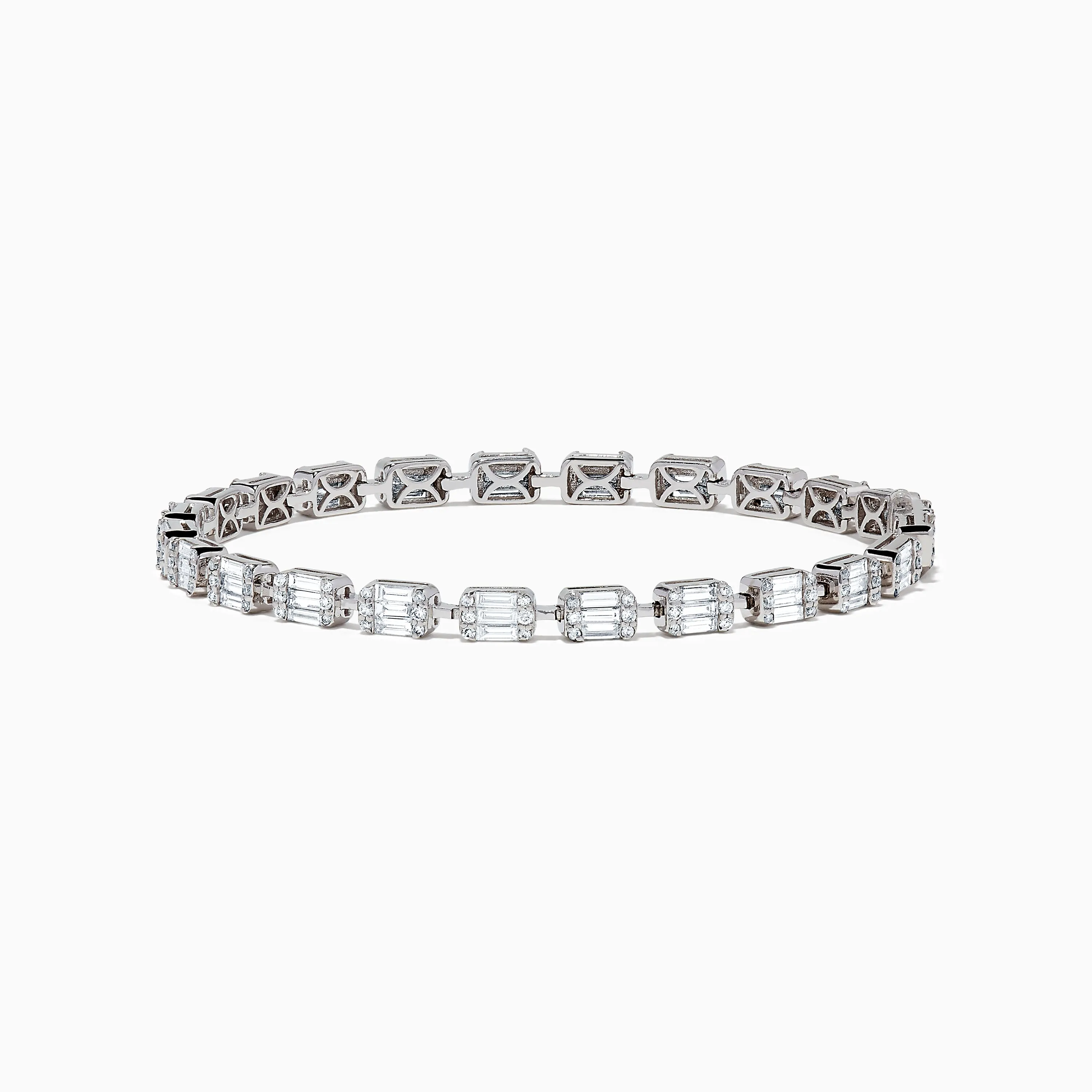 14K White Gold Diamond Tennis Bracelet sold by Effy