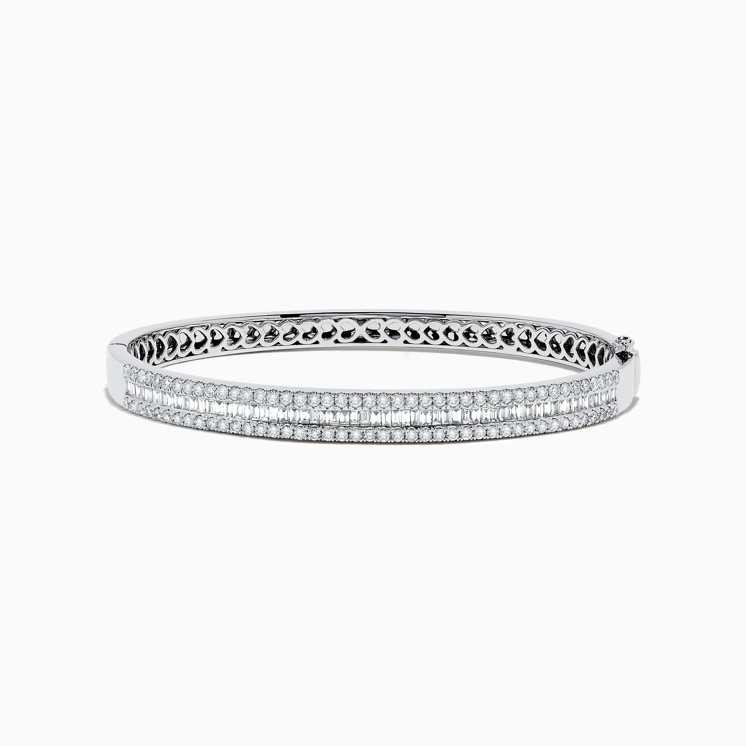 Classique 14K White Gold Diamond Bangle 2.41 TCW sold by Effy