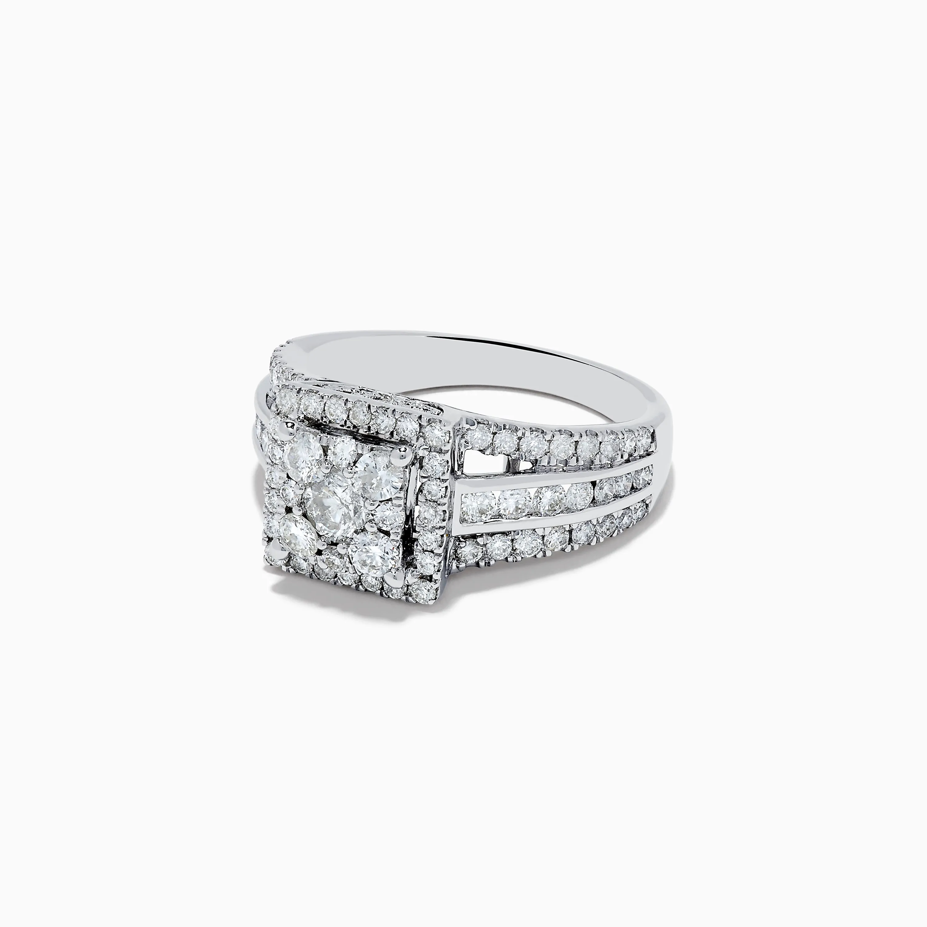 Bouquet 14K White Gold Diamond Cluster Ring 1.4 TCW sold by Effy product image thumbnail 2
