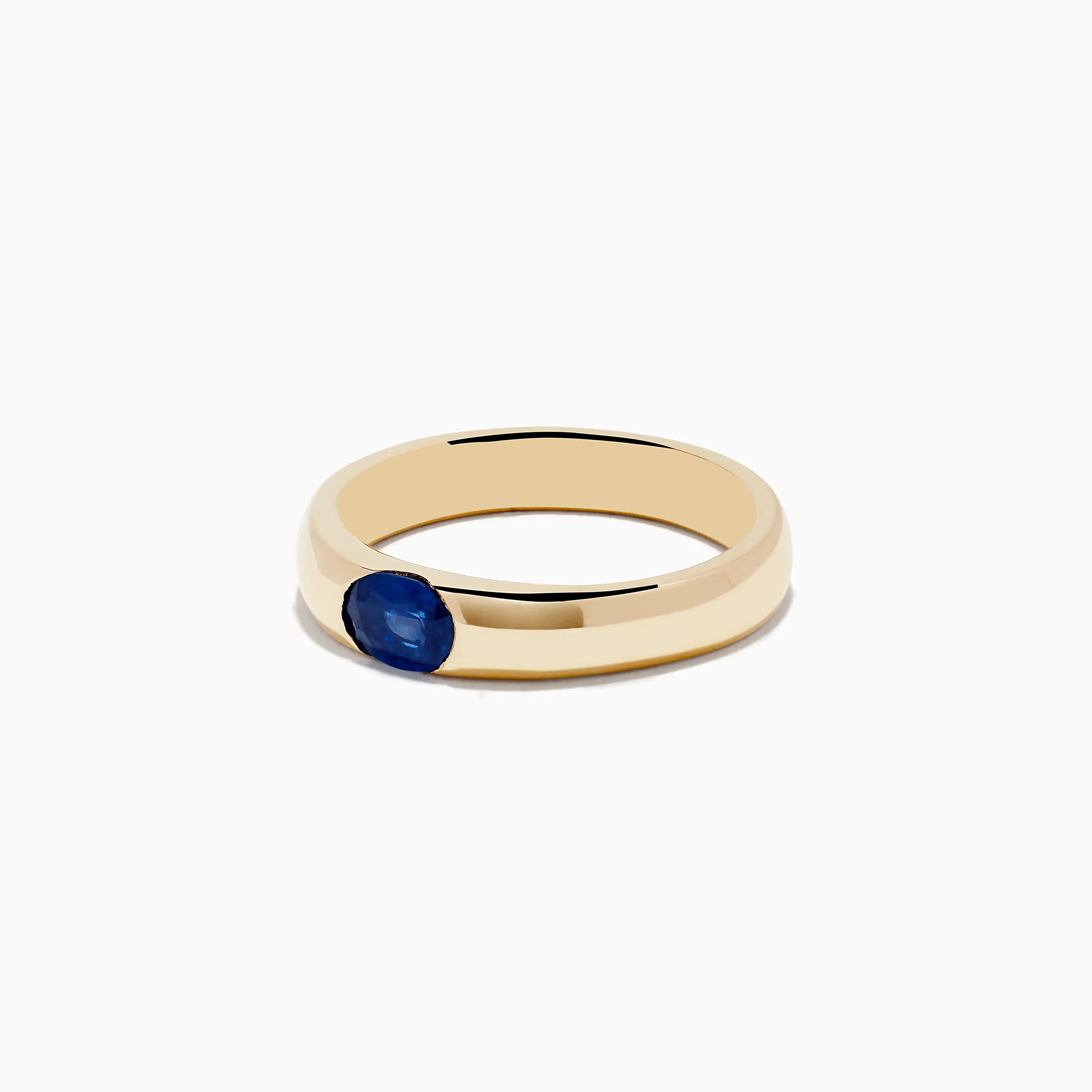 Men's 14K Yellow Gold Blue Sapphire Ring sold by Effy product image thumbnail 2