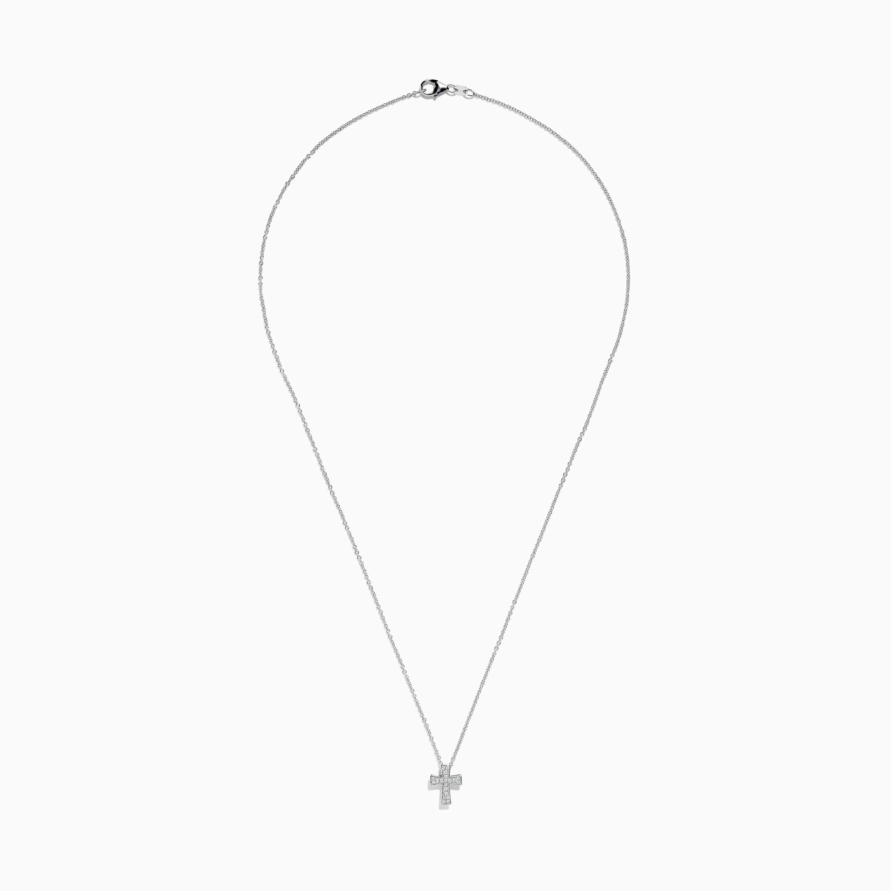 925 Sterling Silver Diamond Cross Pendant sold by Effy product image thumbnail 2