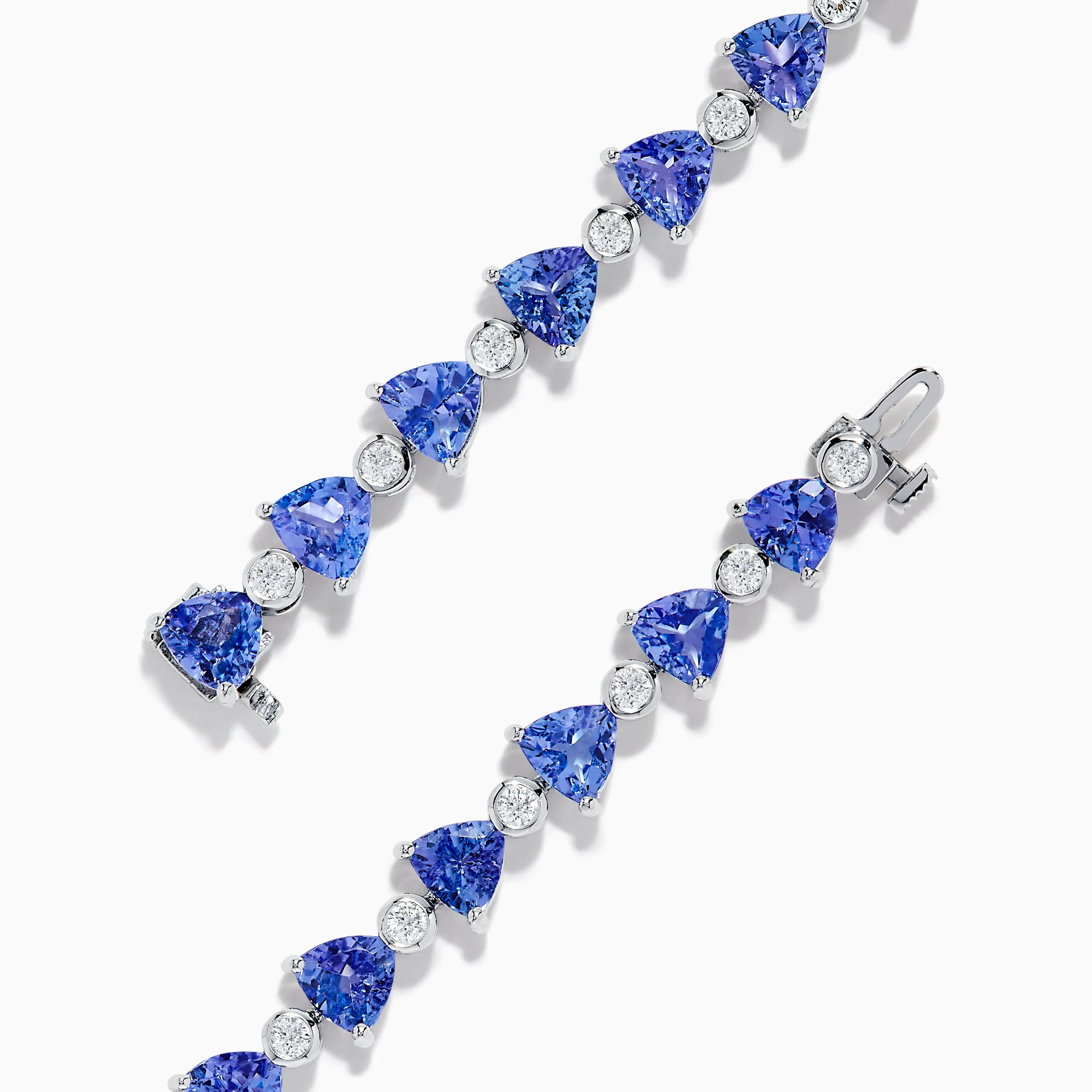 Nahla 14K White Gold Tanzanite and Diamond Tennis Bracelet sold by Effy product image thumbnail 2