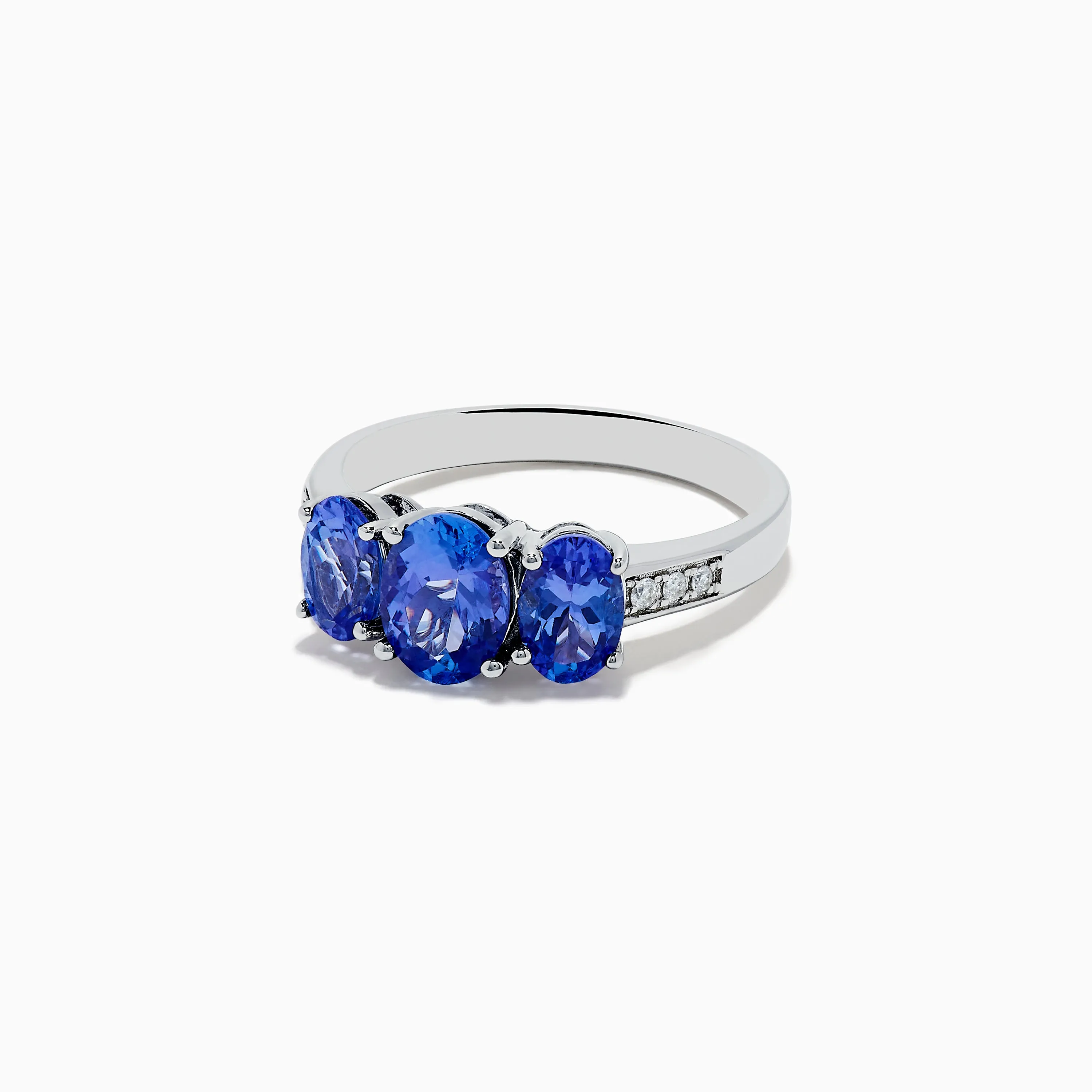 Nahla Siri Sterling Silver Diamond and Tanzanite Ring sold by Effy product image thumbnail 2