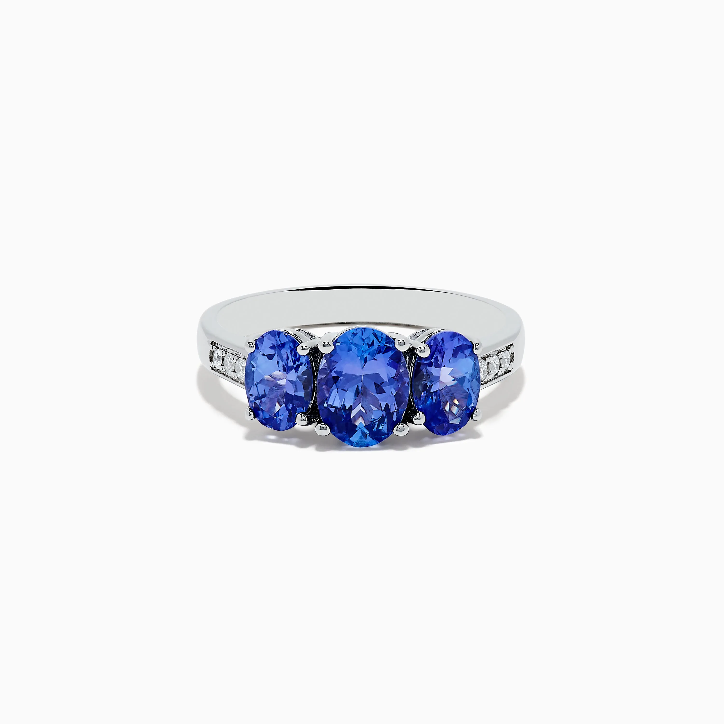 Nahla Siri Sterling Silver Diamond and Tanzanite Ring sold by Effy
