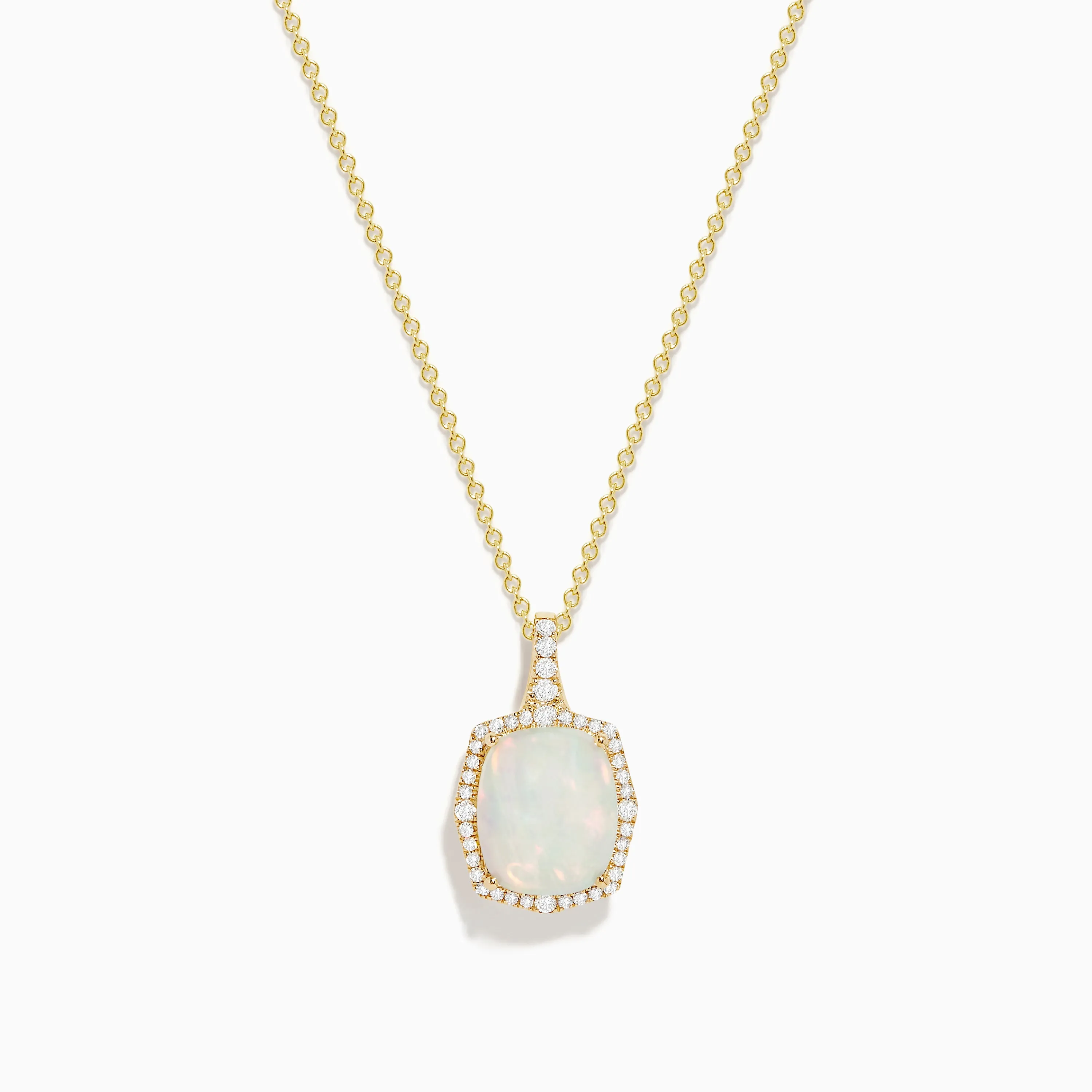 Aurora 14K Yellow Gold Opal Pendant sold by Effy