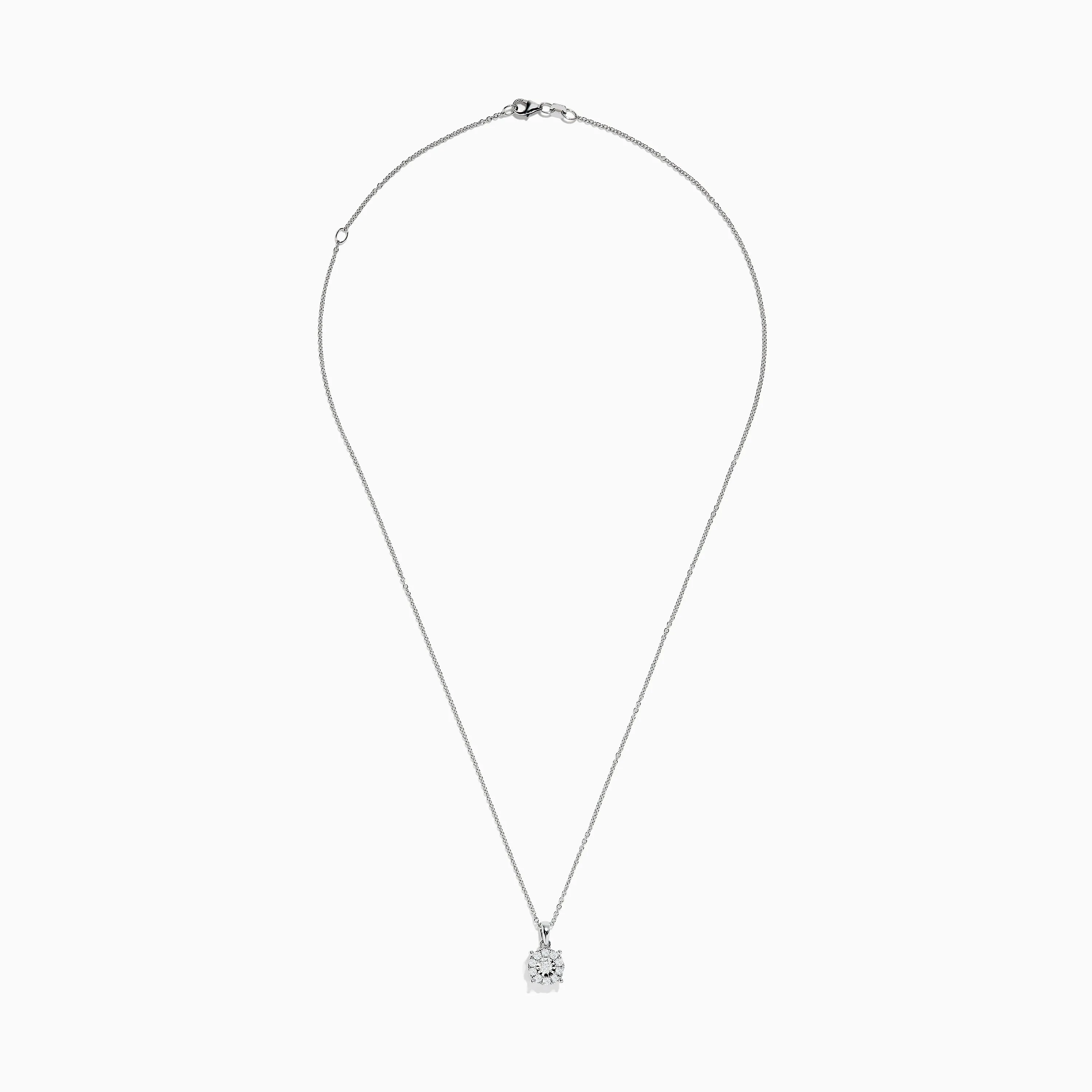 14K White Gold Diamond Pendant sold by Effy product image thumbnail 2