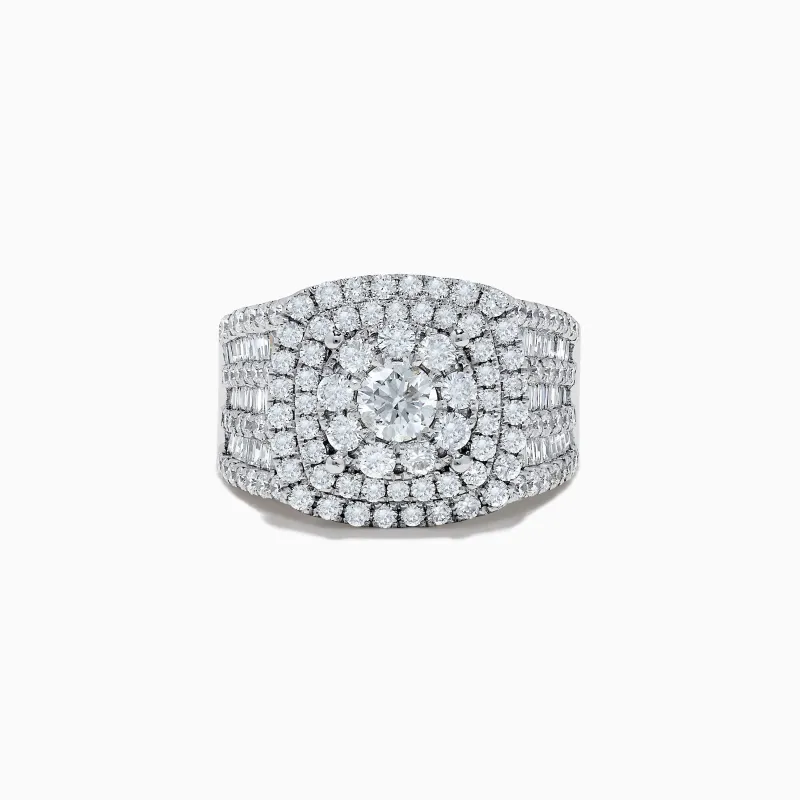 Bouquet 14K White Gold Diamond Ring sold by Effy