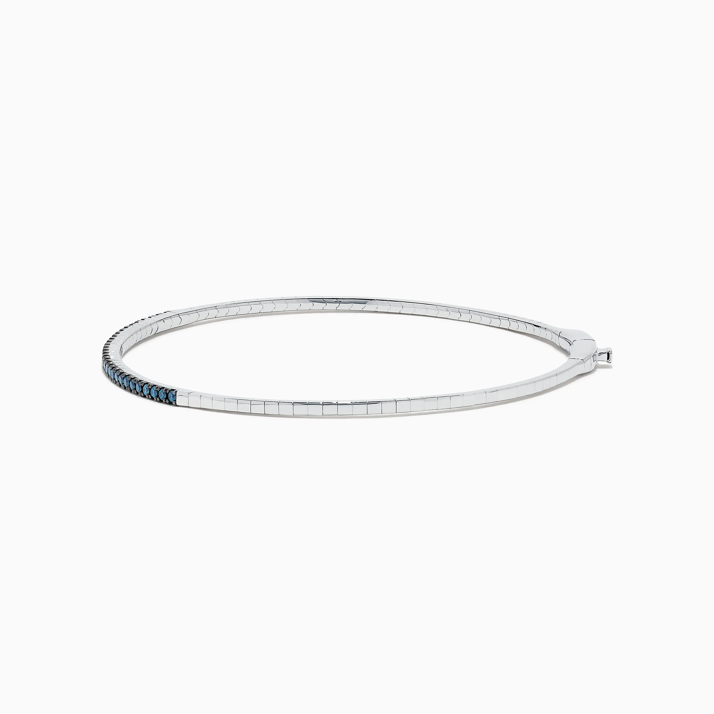 Bella Bleu 14K White Gold Blue Diamond Bangle sold by Effy product image thumbnail 2