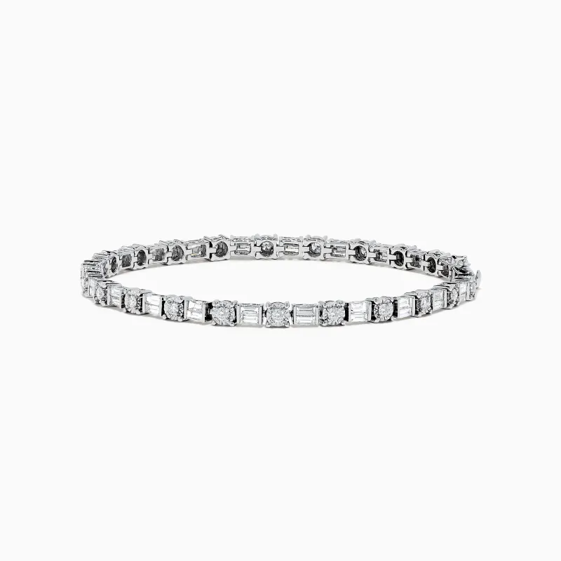 Classique 14K White Gold Diamond Tennis Bracelet 2.08 TCW sold by Effy