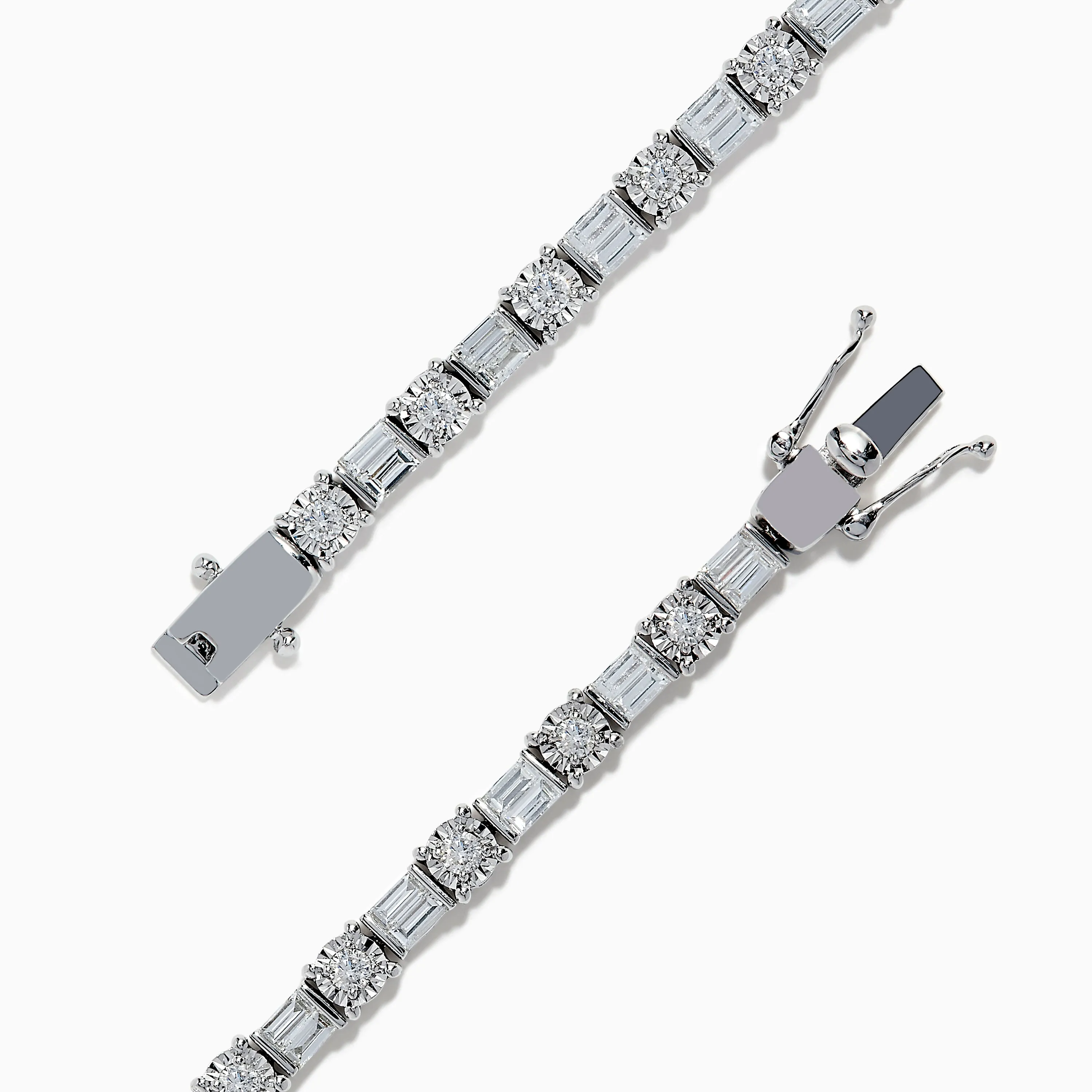 Classique 14K White Gold Diamond Tennis Bracelet 2.08 TCW sold by Effy product image thumbnail 2