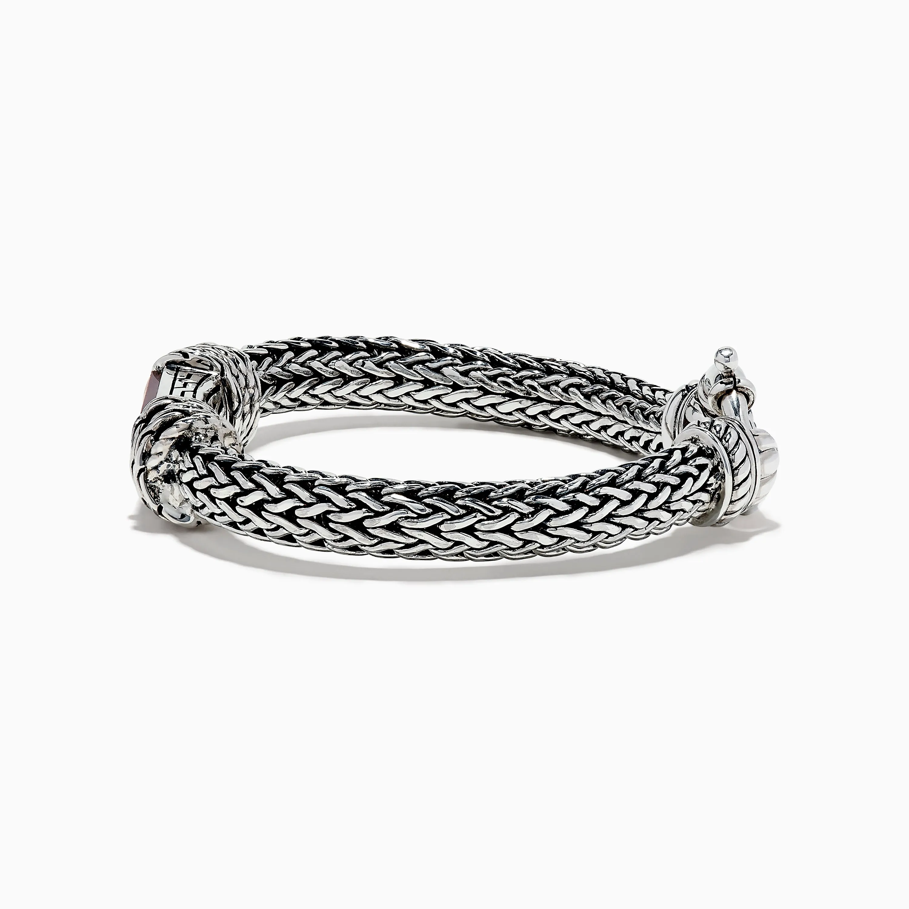 Men's 925 Sterling Silver Braided Chain Tiger Eye Bracelet 5.0 TCW sold by Effy product image thumbnail 2