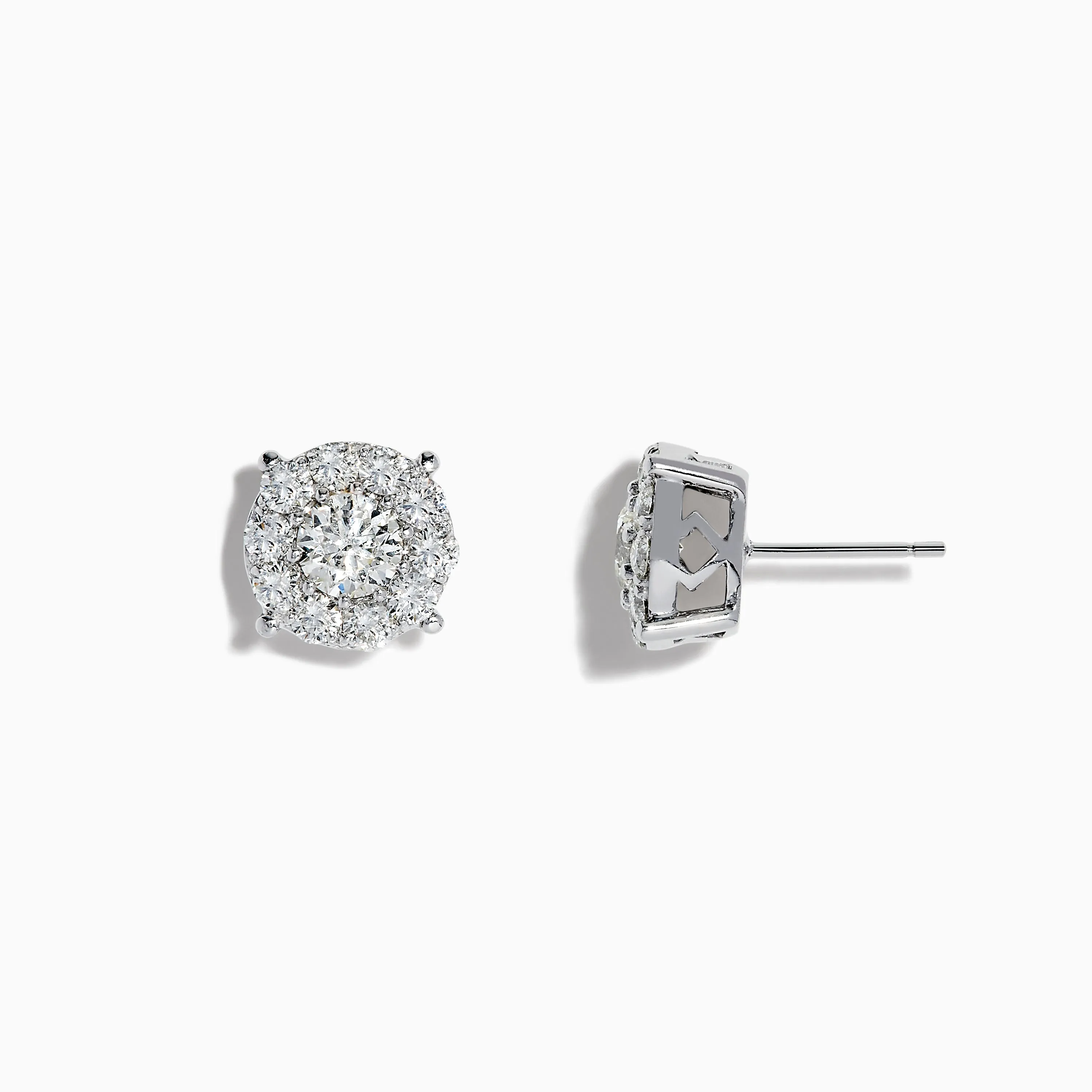 Bouquet 14K White Gold Diamond Stud Earrings sold by Effy product image thumbnail 2