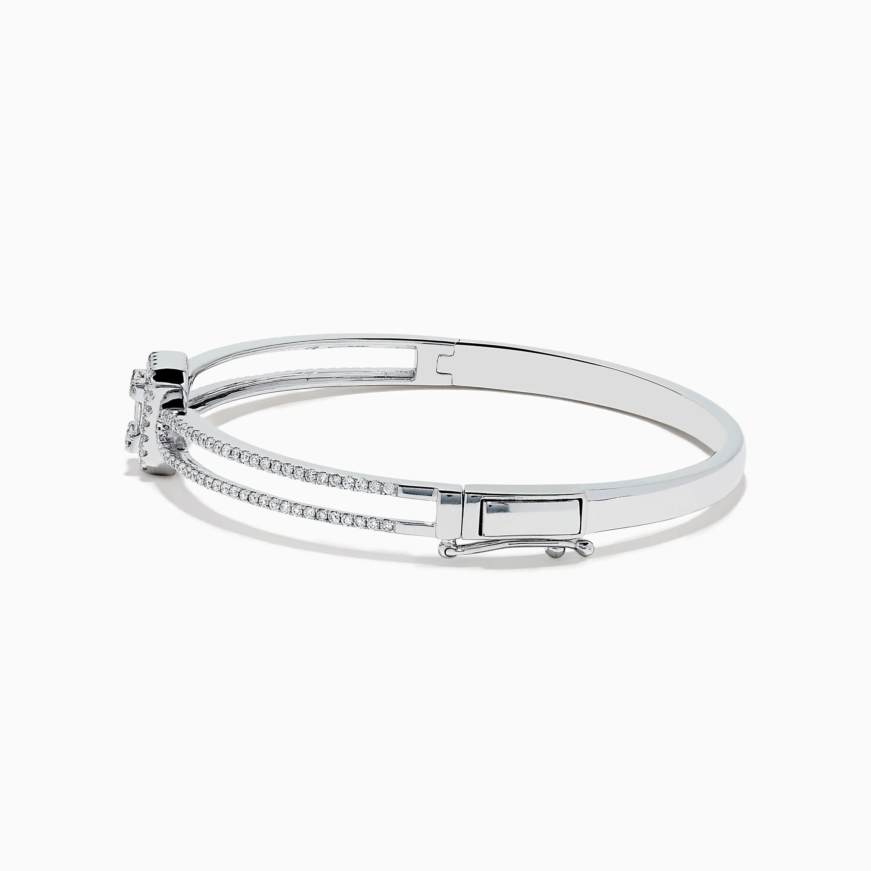 Classique 14K White Gold Diamond Bangle 0.93 TCW sold by Effy product image thumbnail 2