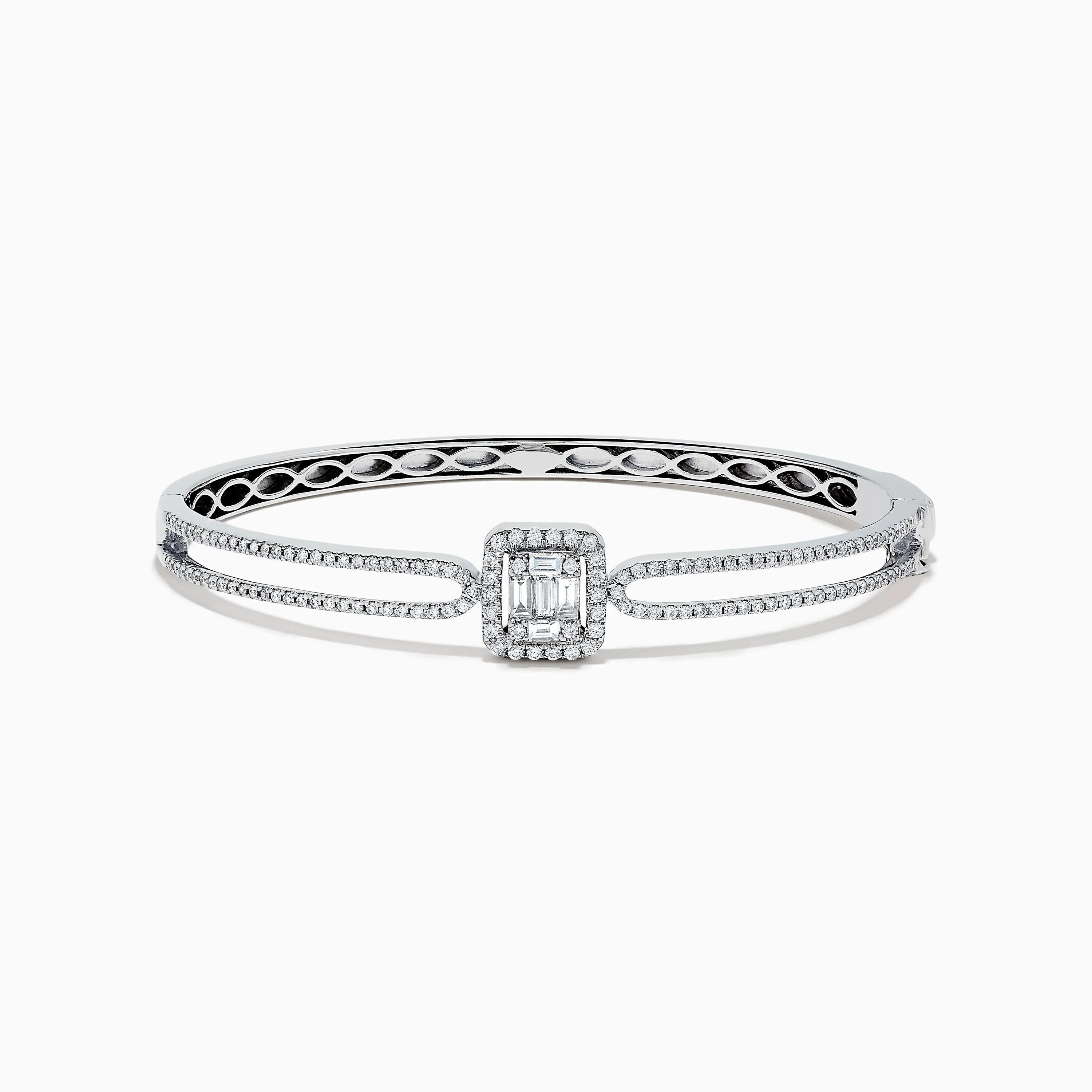 Classique 14K White Gold Diamond Bangle 0.93 TCW sold by Effy