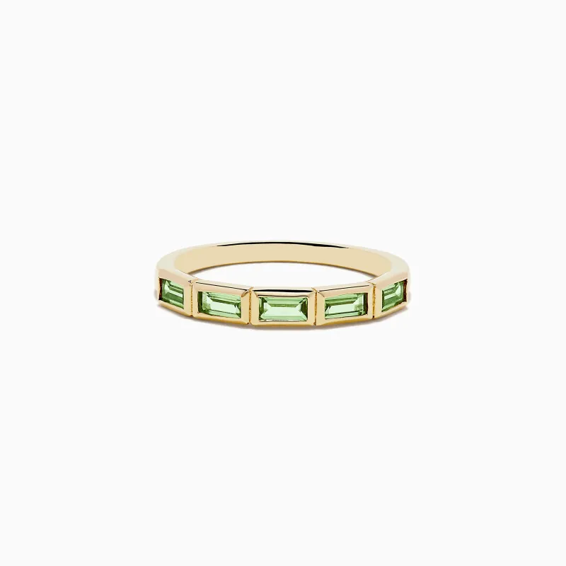 14K Yellow Gold Peridot Ring sold by Effy