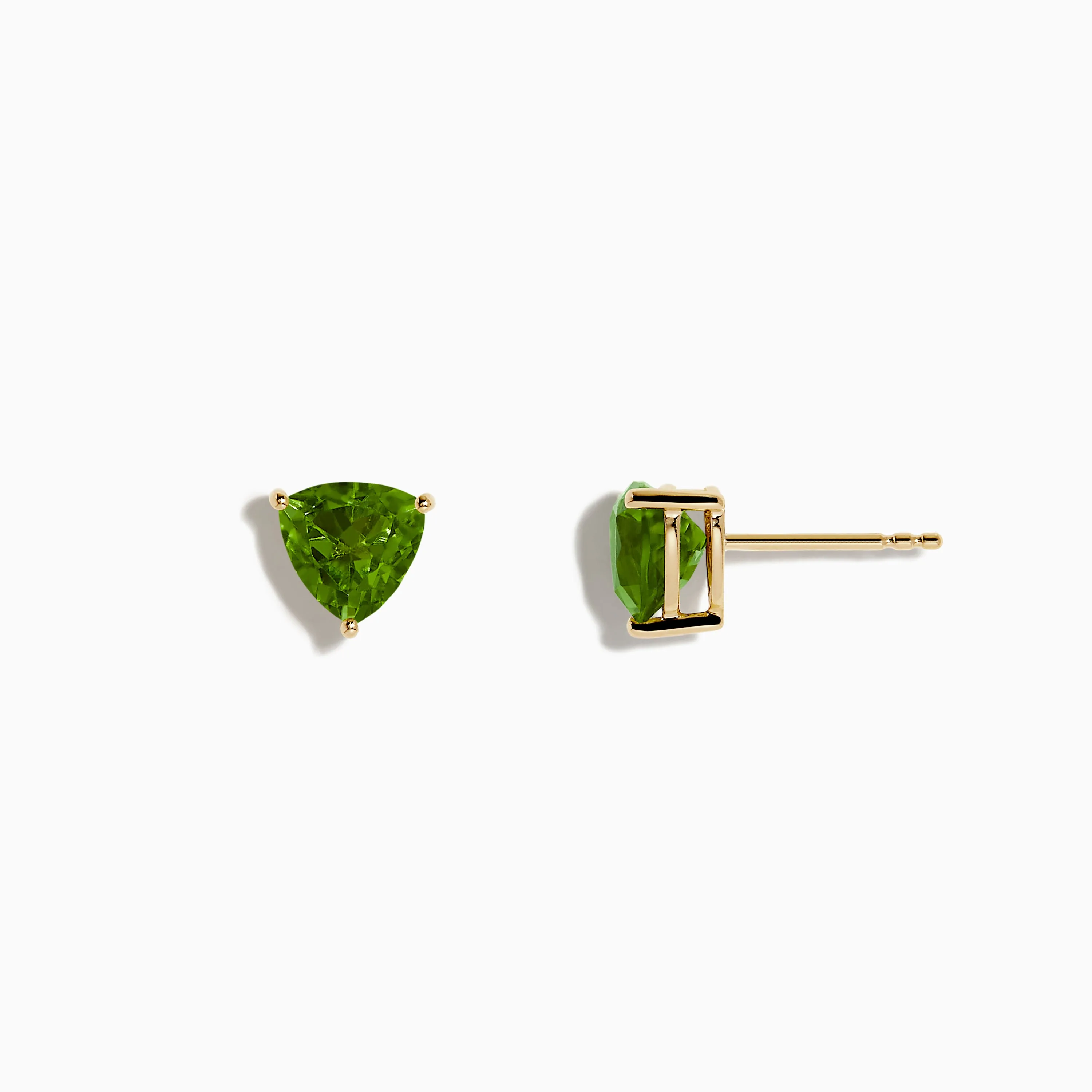 14K Yellow Gold Peridot Stud Earrings sold by Effy product image thumbnail 2