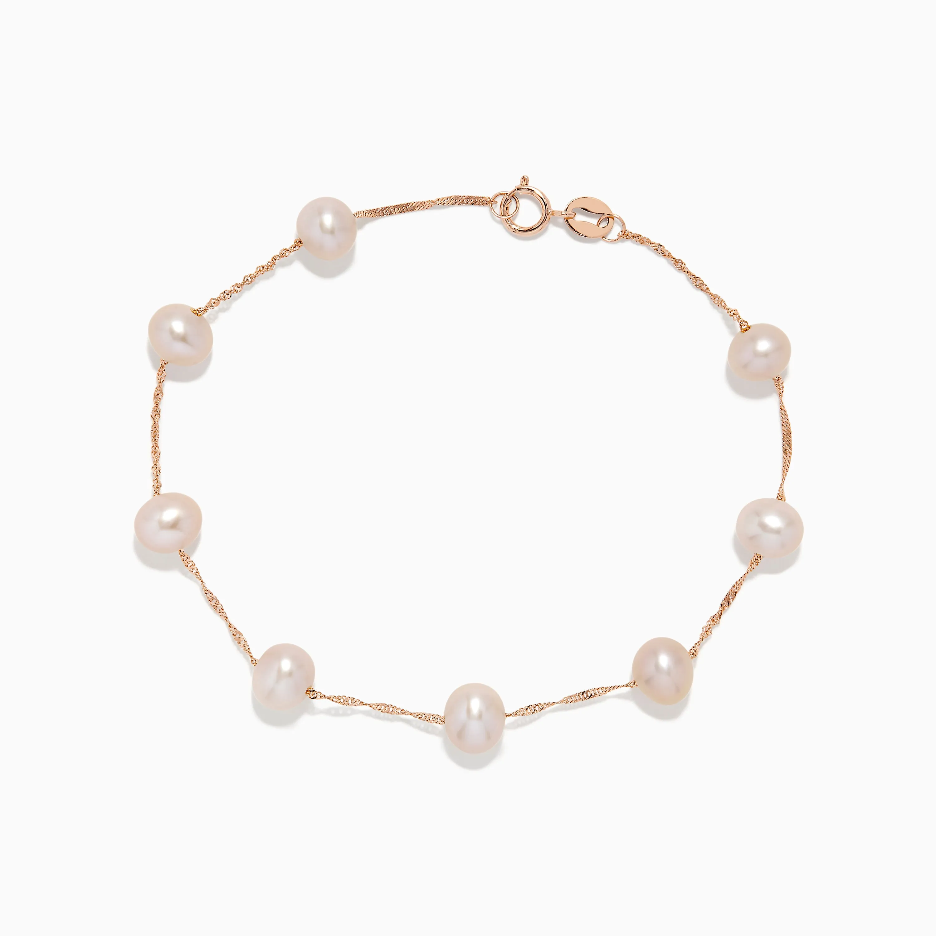 14K Rose Gold Blush Freshwater Pearl Bracelet sold by Effy