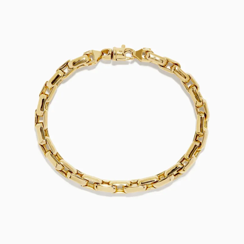 14K Yellow Gold 9" Chain Link Bracelet sold by Effy