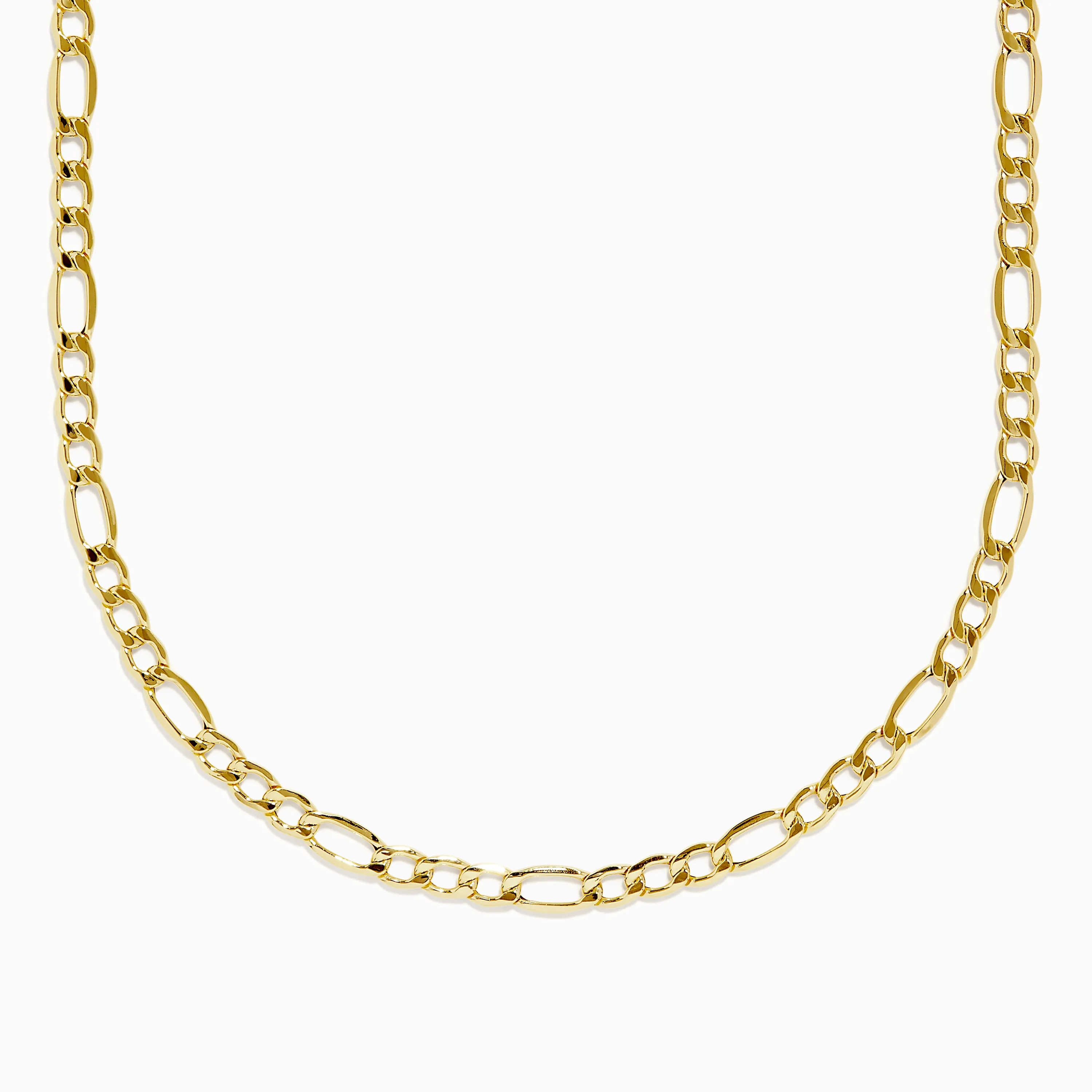 14K Yellow Gold 20" Figaro Necklace sold by Effy