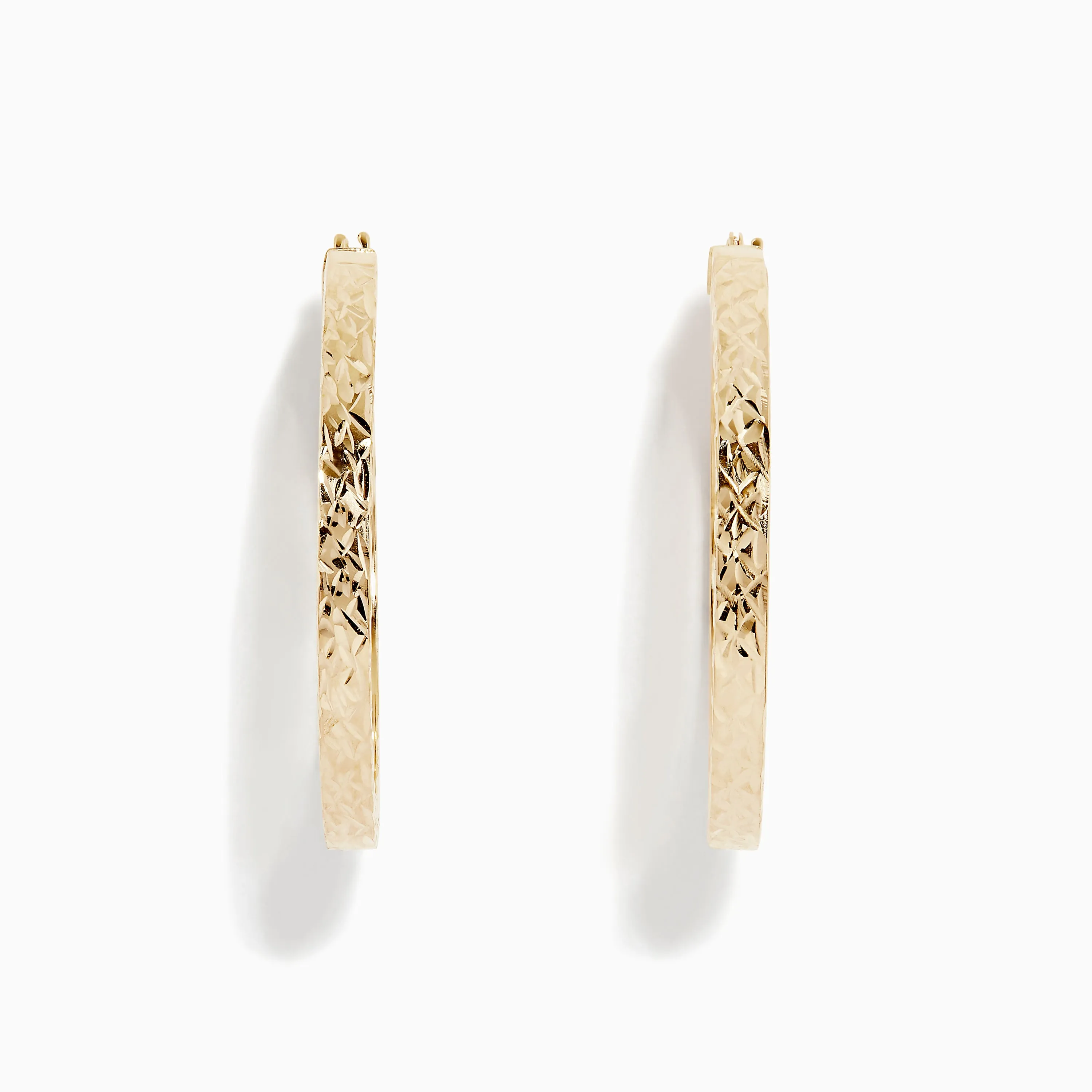 14K Yellow Gold Tube Hoop Earrings sold by Effy product image thumbnail 2