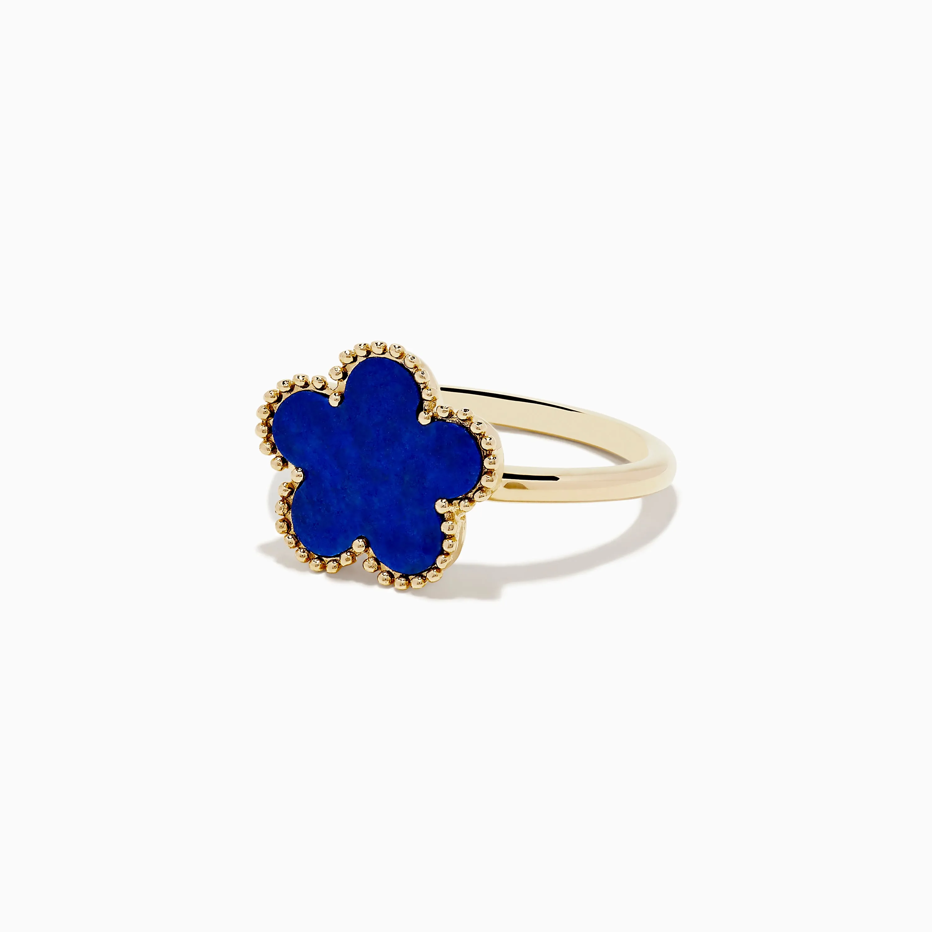 Novelty 14K Yellow Gold Lapis Flower Ring sold by Effy product image thumbnail 2