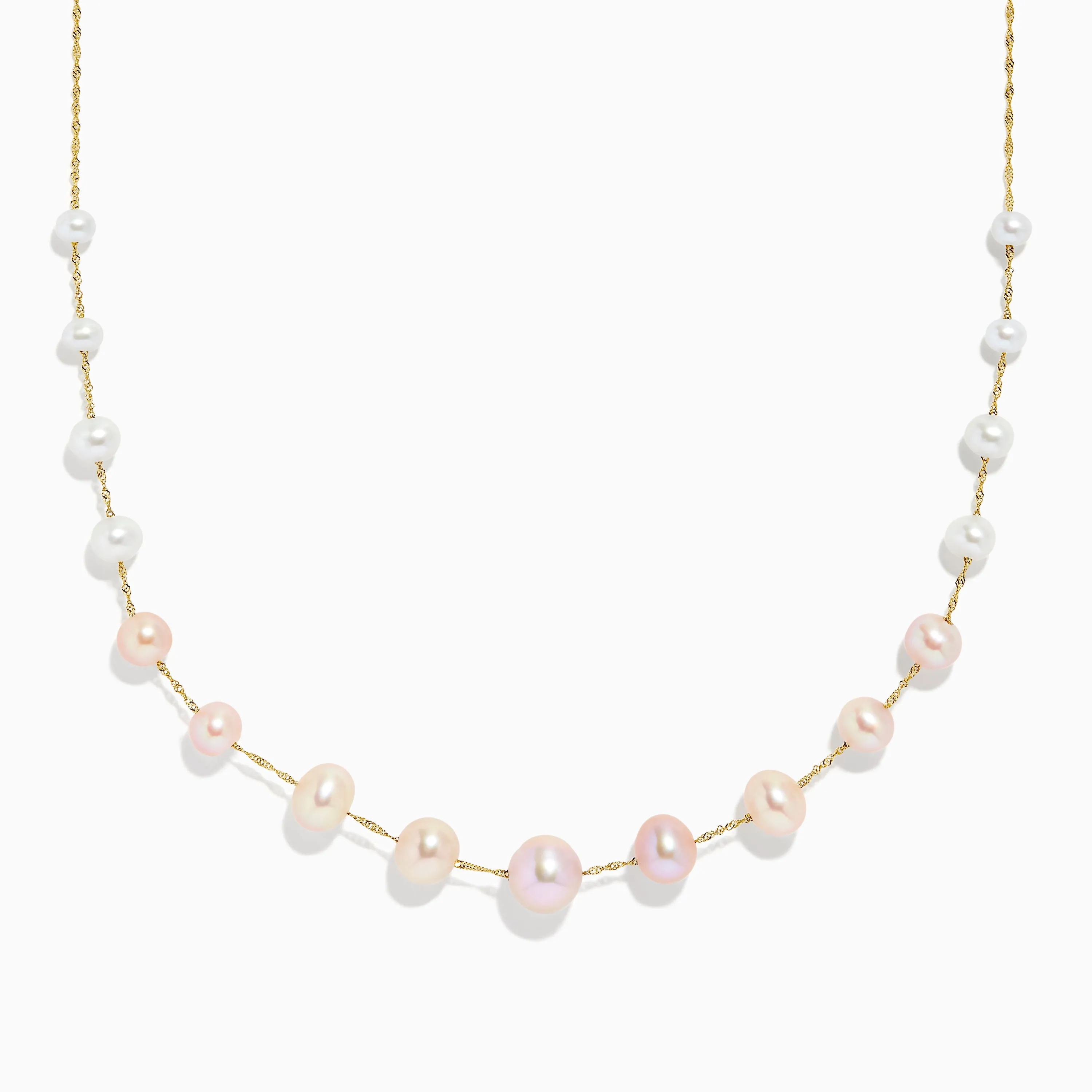 14K Yellow Gold Multi Color Pearl Necklace sold by Effy