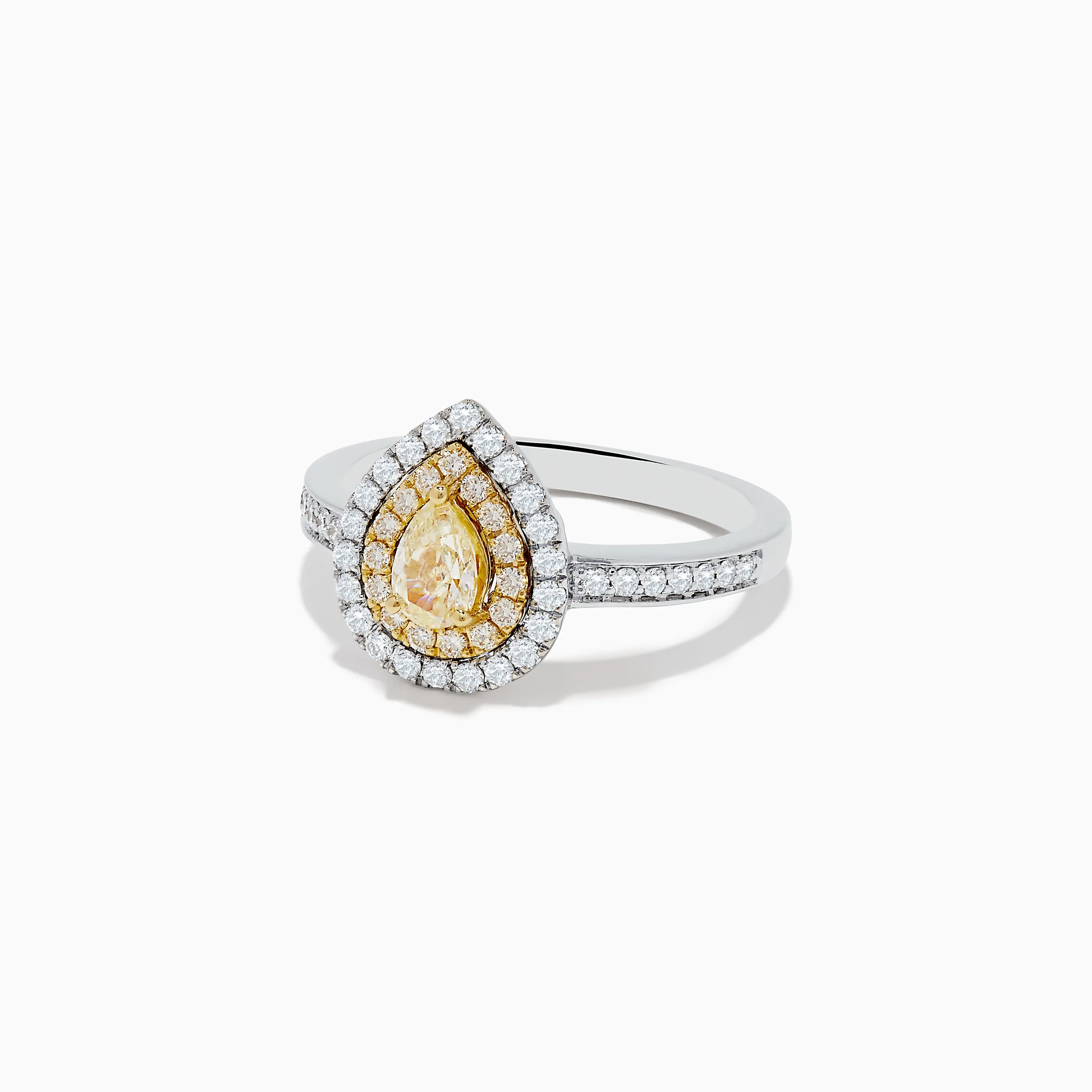 Canare 14K Two Tone Gold Yellow and White Diamond Ring sold by Effy product image thumbnail 2