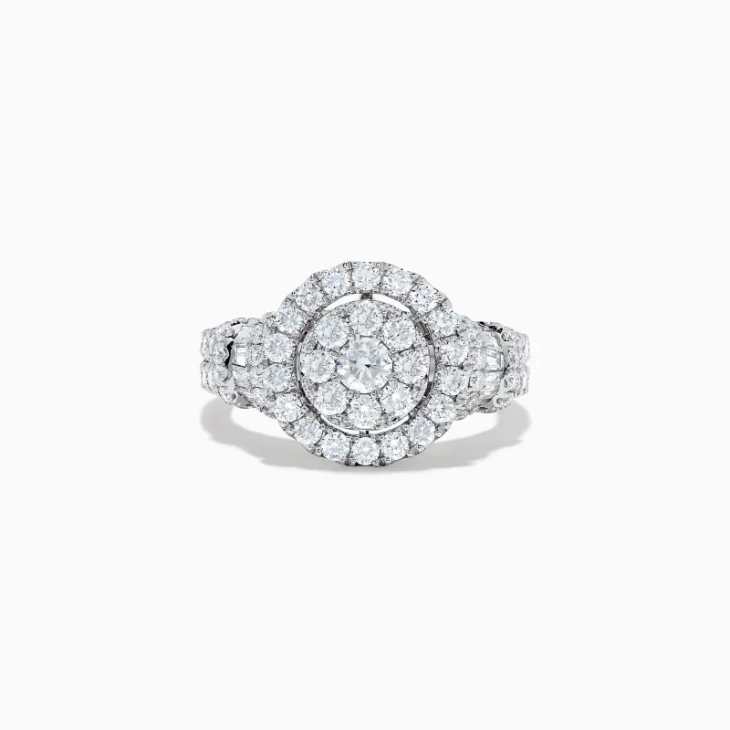 Bouquet 14K White Gold Diamond Ring sold by Effy