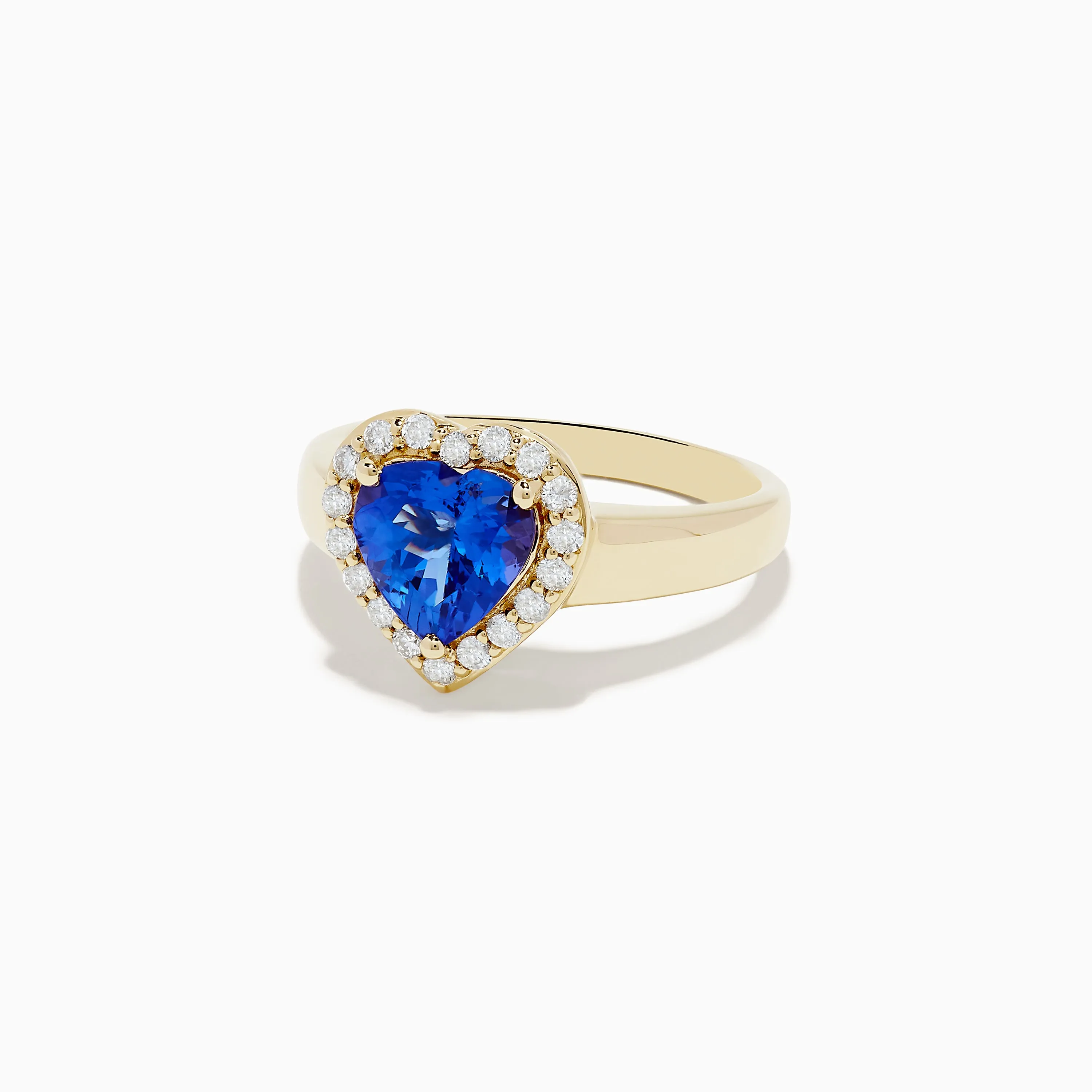 Nahla Siri 14K Yellow Gold Tanzanite and Diamond Heart Ring sold by Effy product image thumbnail 2
