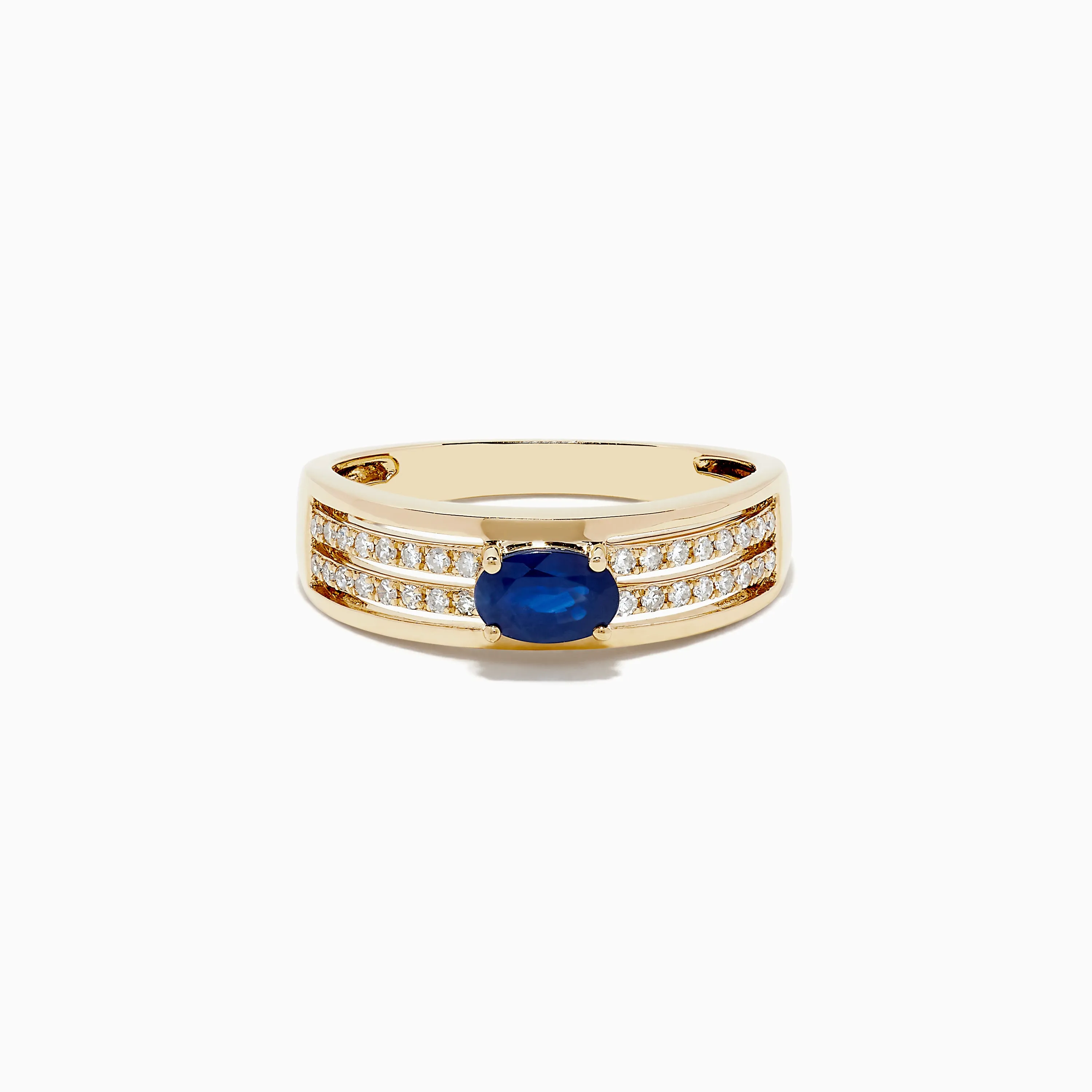 Royale Bleu 14K Yellow Gold Sapphire and Diamond Ring sold by Effy