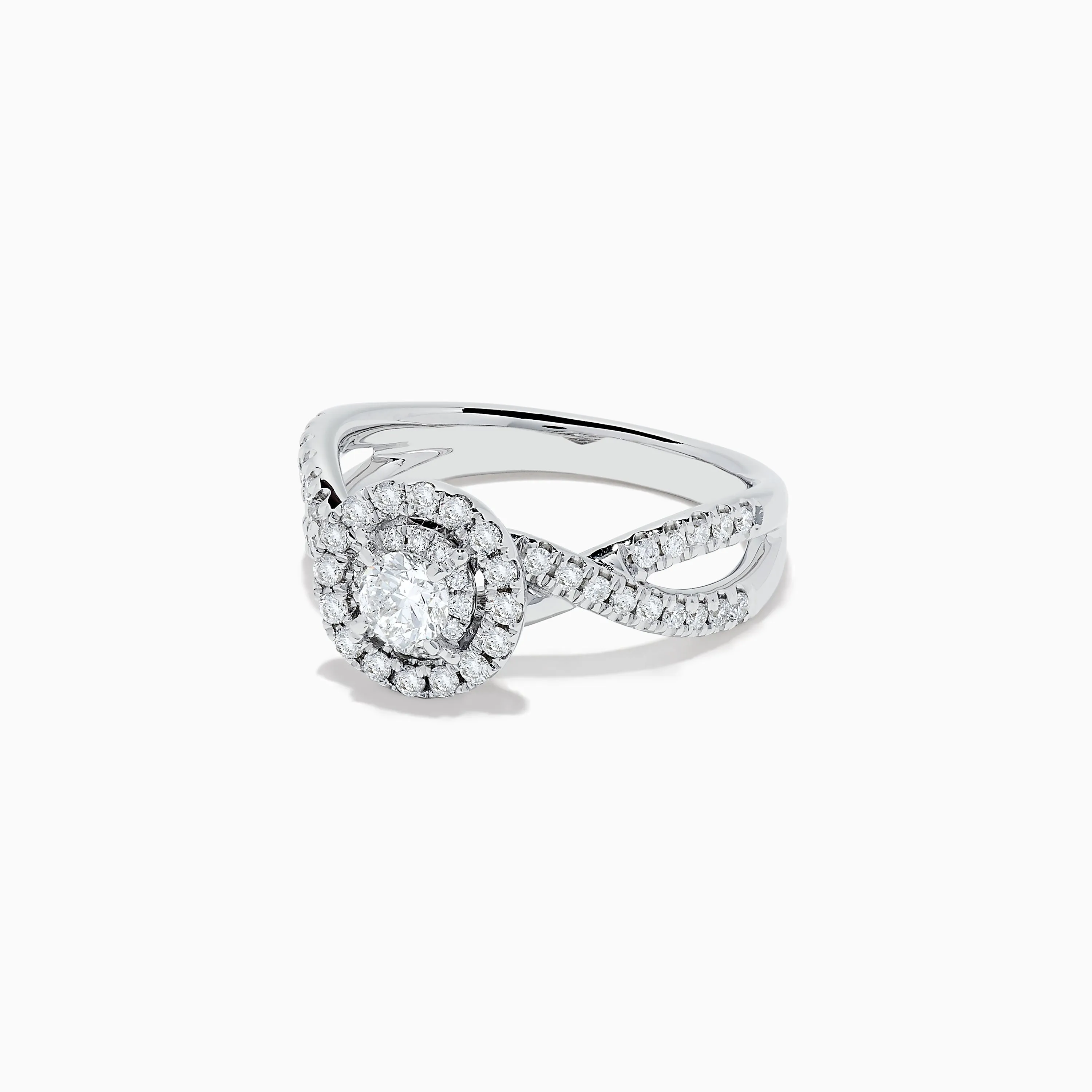 Pave Classica 14K White Gold Diamond Ring sold by Effy product image thumbnail 2