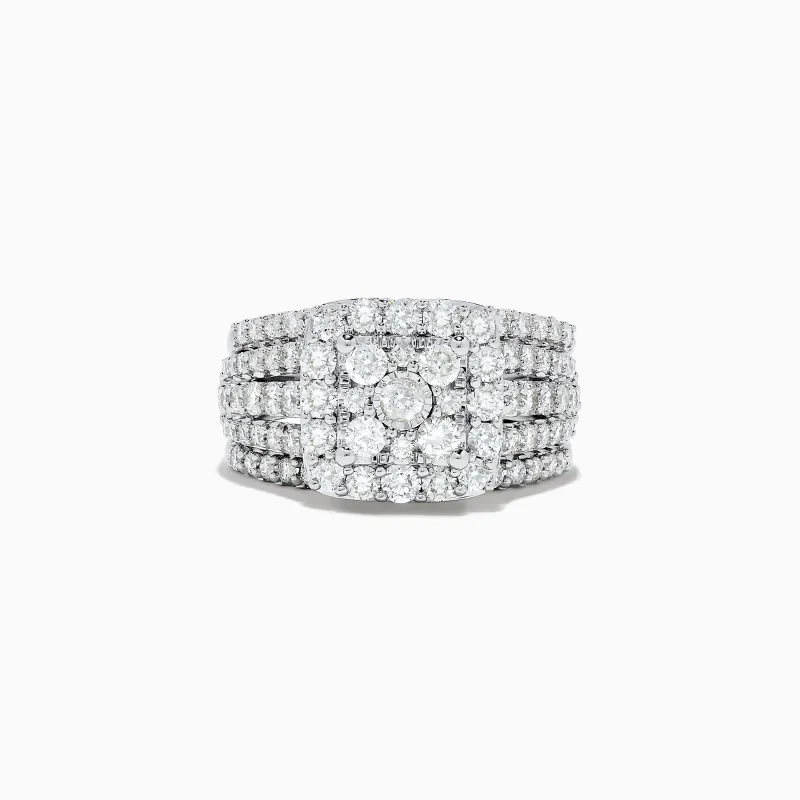 Bouquet 14K White Gold Diamond Ring Set sold by Effy