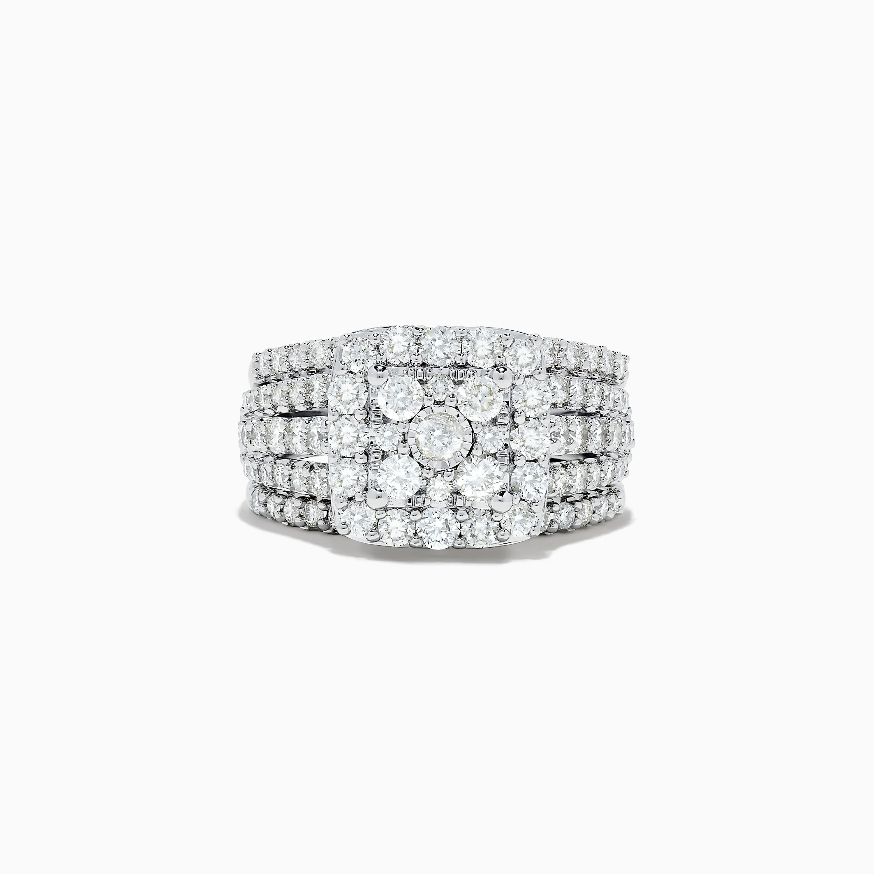 Bouquet 14K White Gold Diamond Ring Set sold by Effy