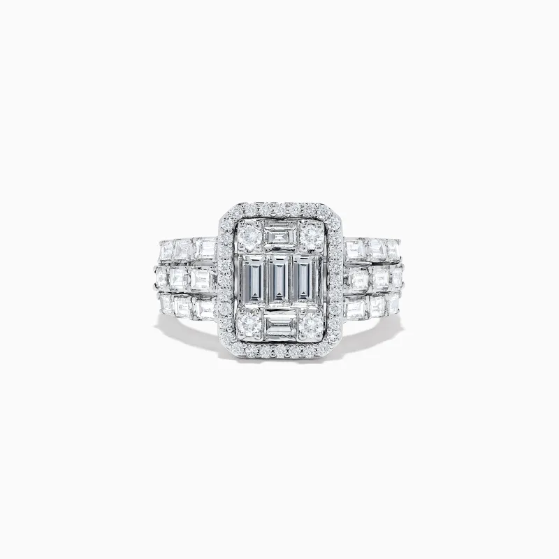 Classique 14K White Gold Diamond Ring sold by Effy