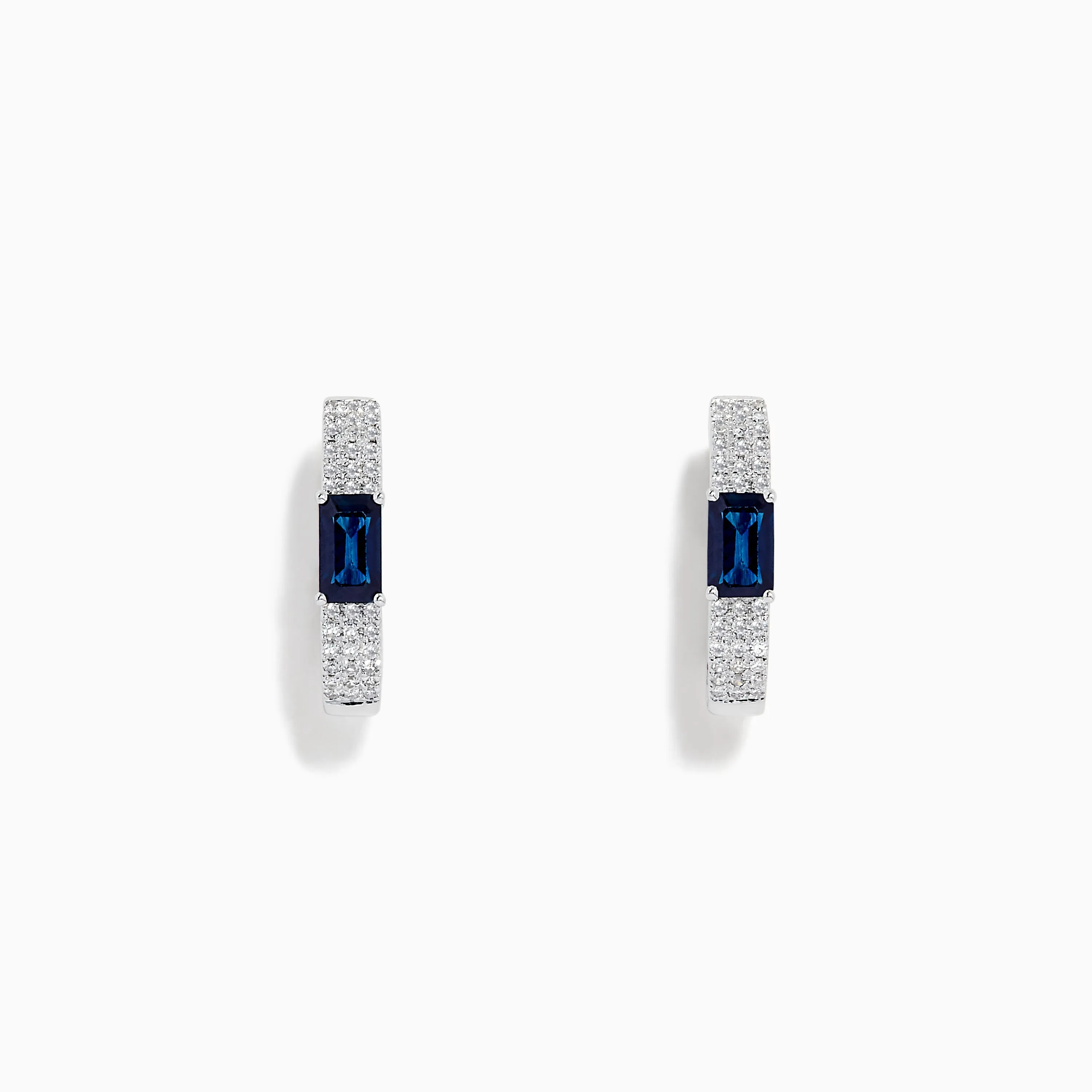Royale Bleu 14K White Gold Sapphire and Diamond Earrings sold by Effy