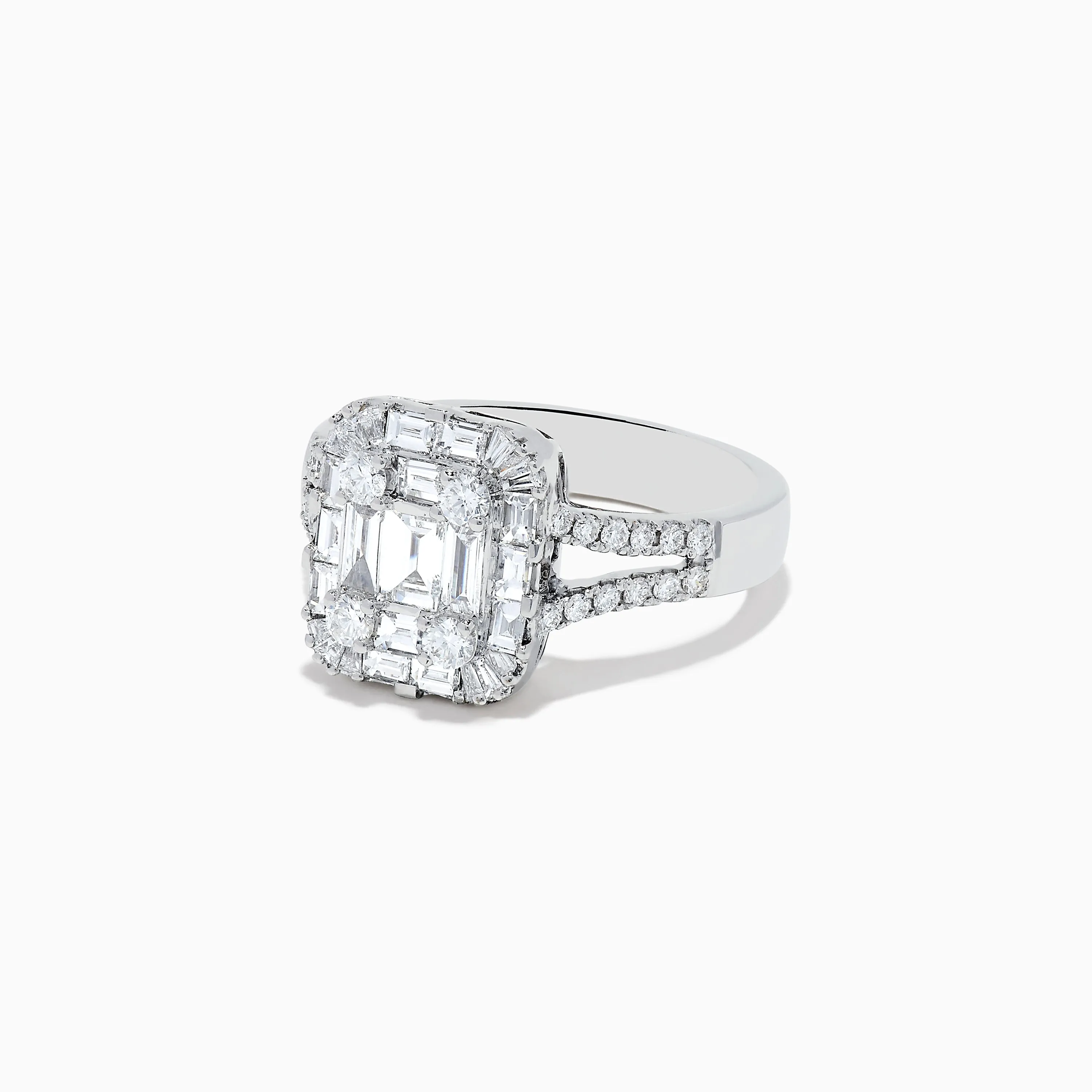 Classique 14K White Gold Diamond Ring sold by Effy product image thumbnail 2