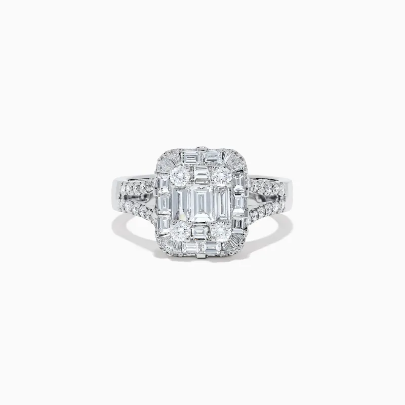 Classique 14K White Gold Diamond Ring sold by Effy
