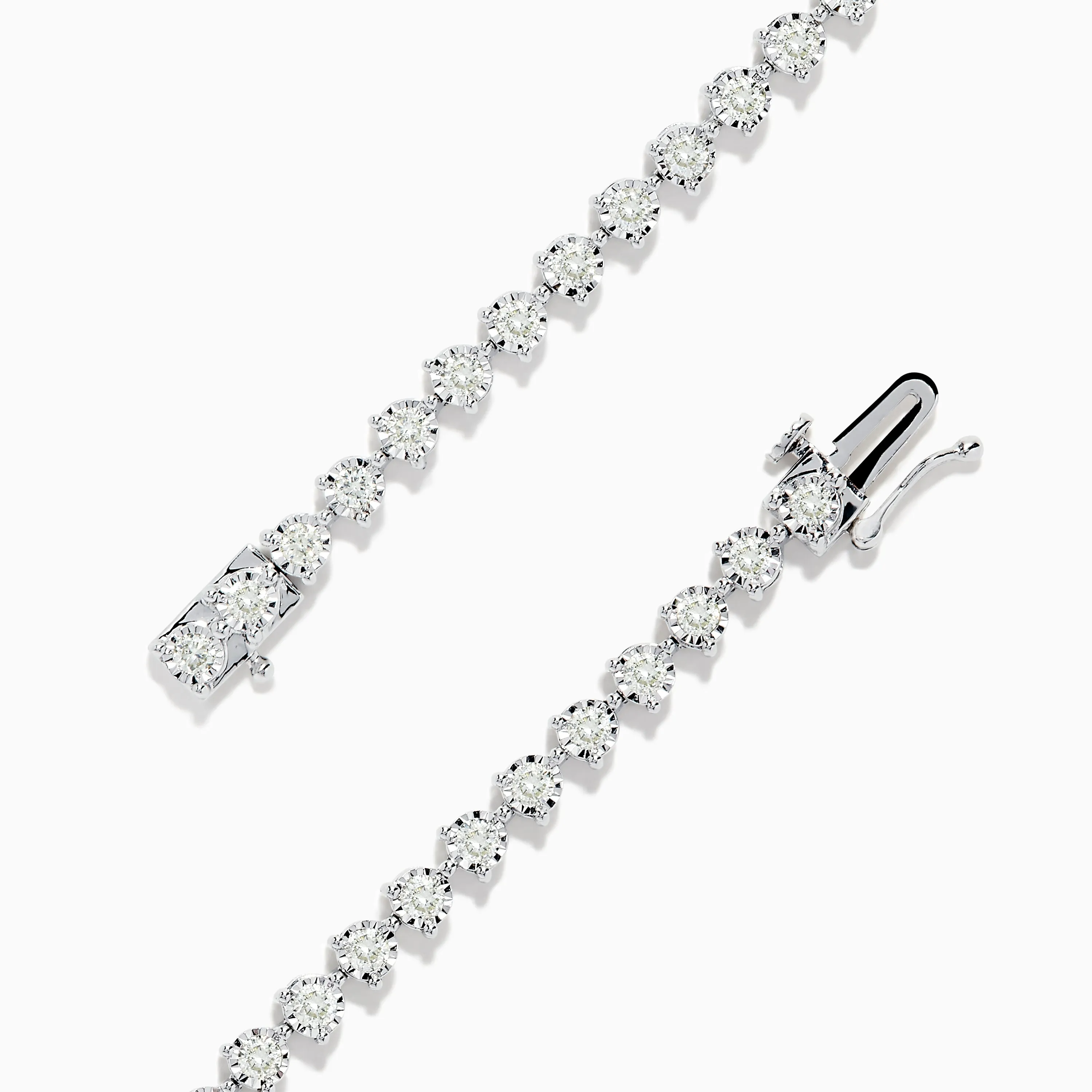 Pave Classica 14K White Gold Diamond Tennis Bracelet 1.96 TCW sold by Effy product image thumbnail 2