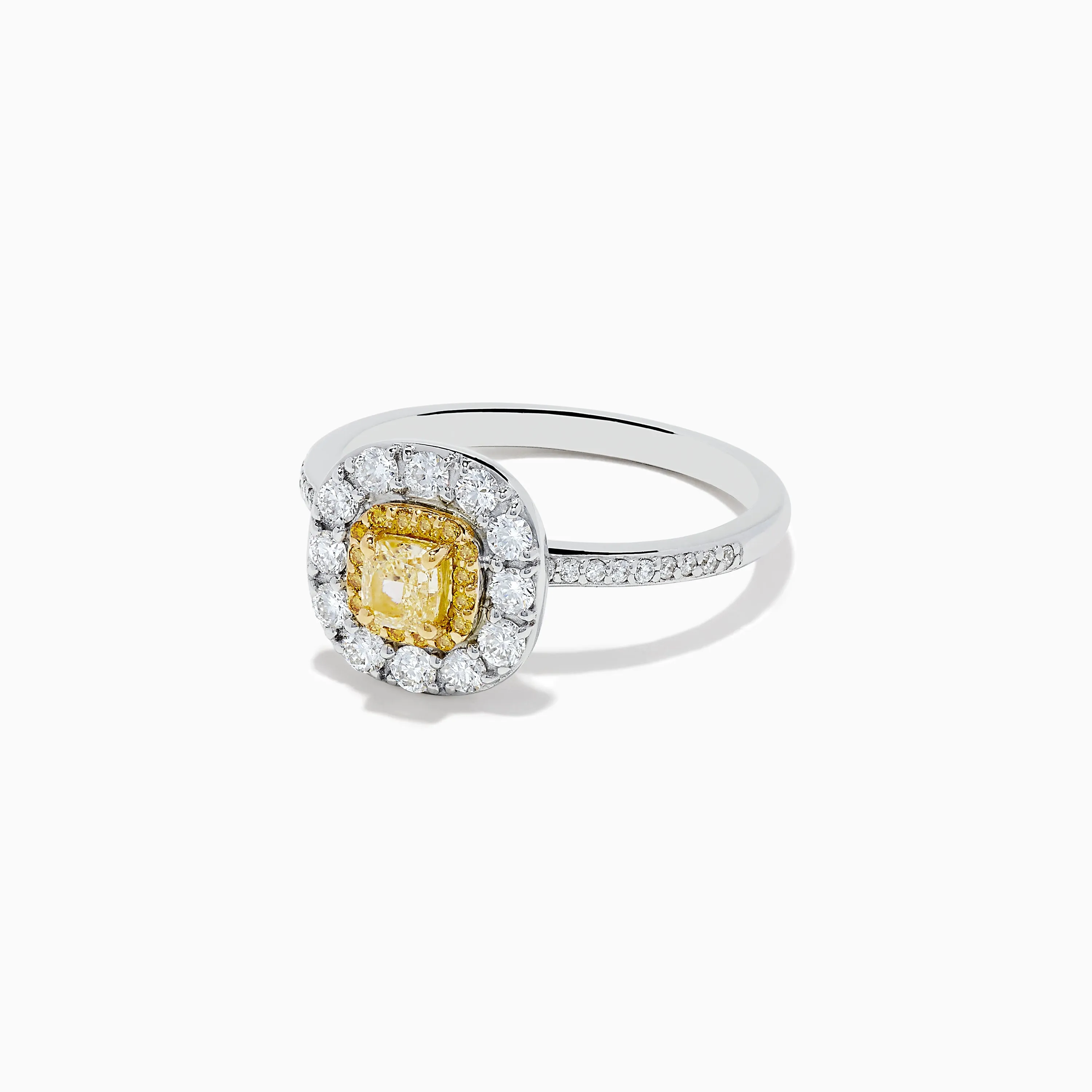 Canare 14K Two Tone Gold Yellow and White Diamond Ring sold by Effy product image thumbnail 2