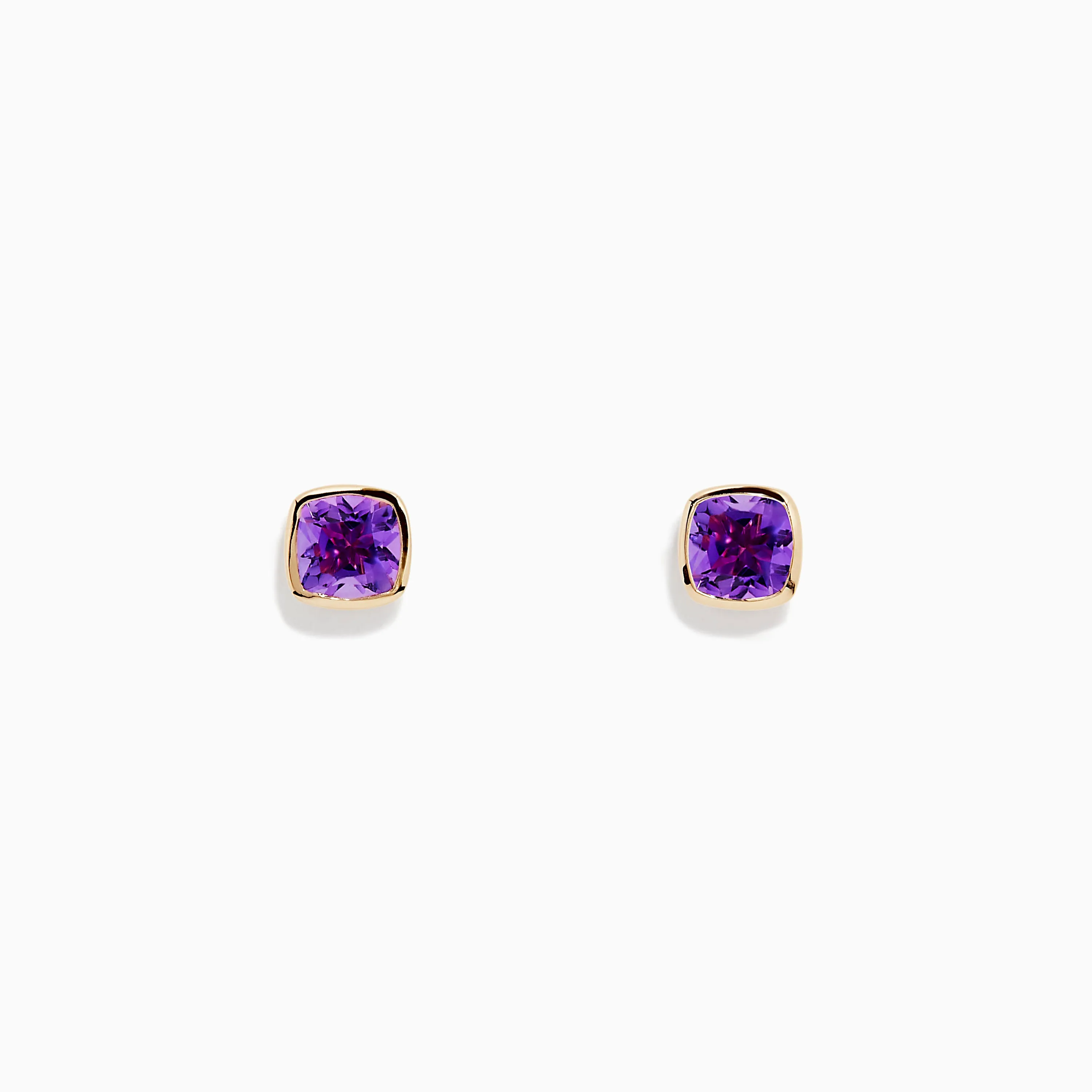 14K Yellow Gold Amethyst Stud Earrings sold by Effy