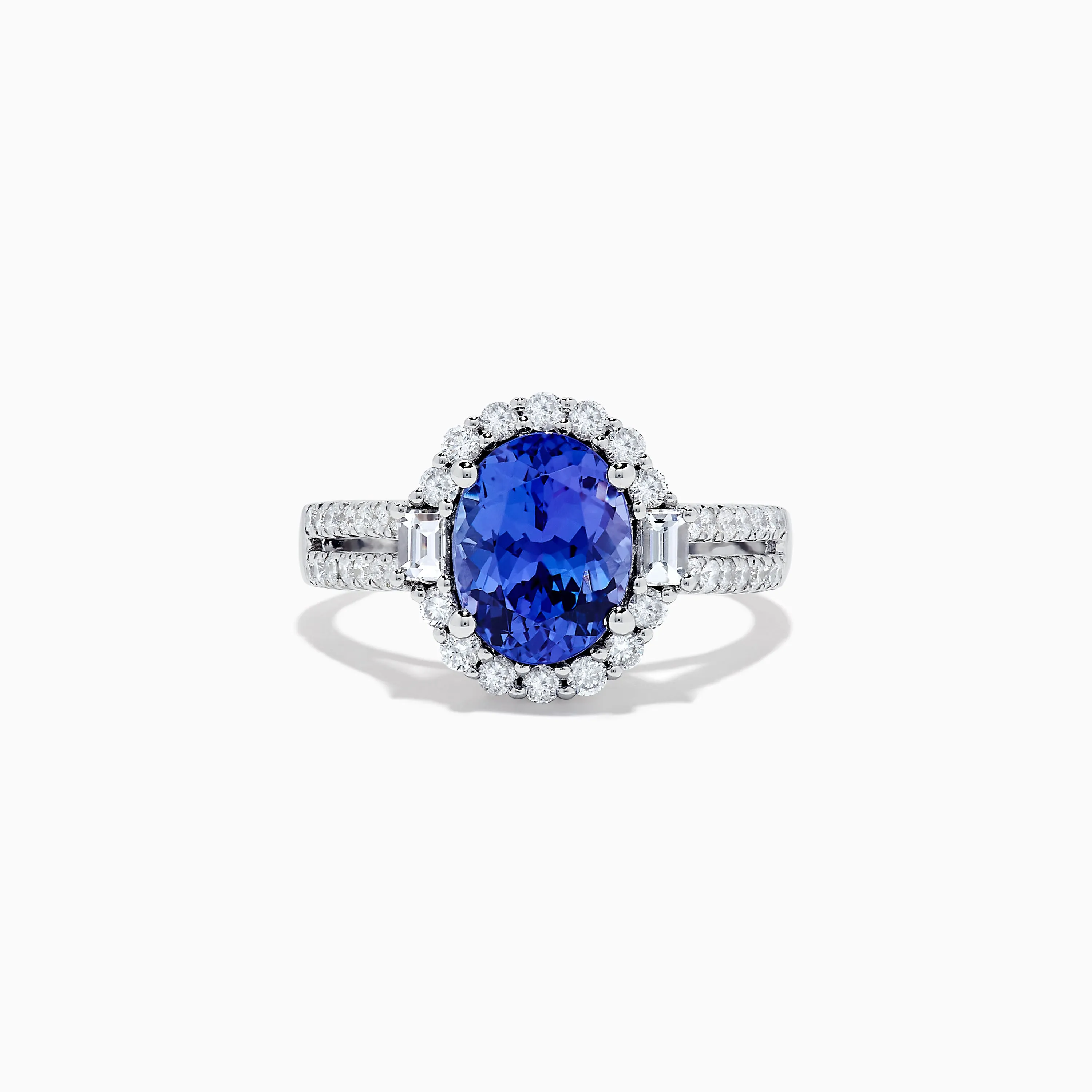 14K White Gold Tanzanite and Diamond Ring, 3.03 TCW sold by Effy