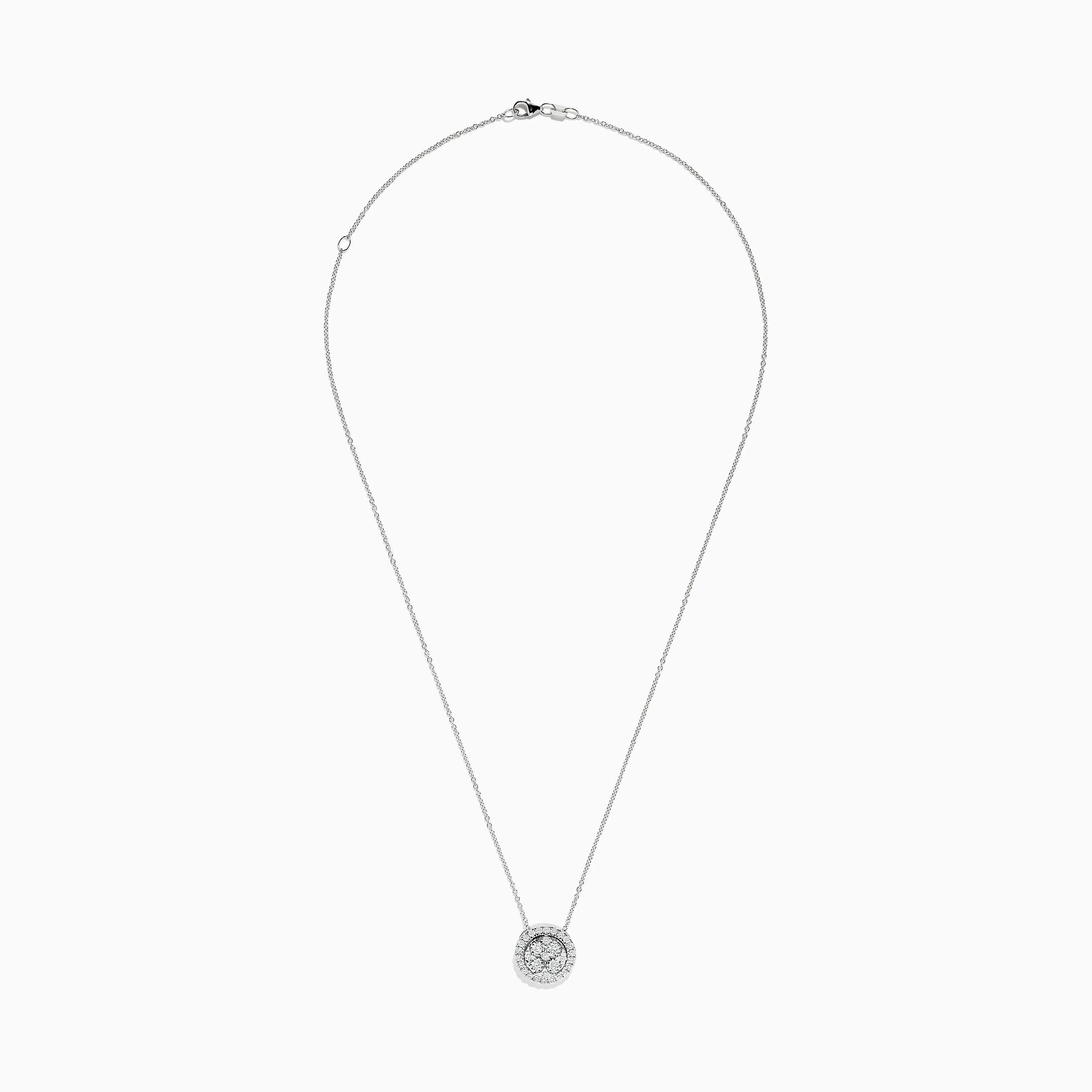14K White Gold Diamond Necklace, 0.72 TCW sold by Effy product image thumbnail 2