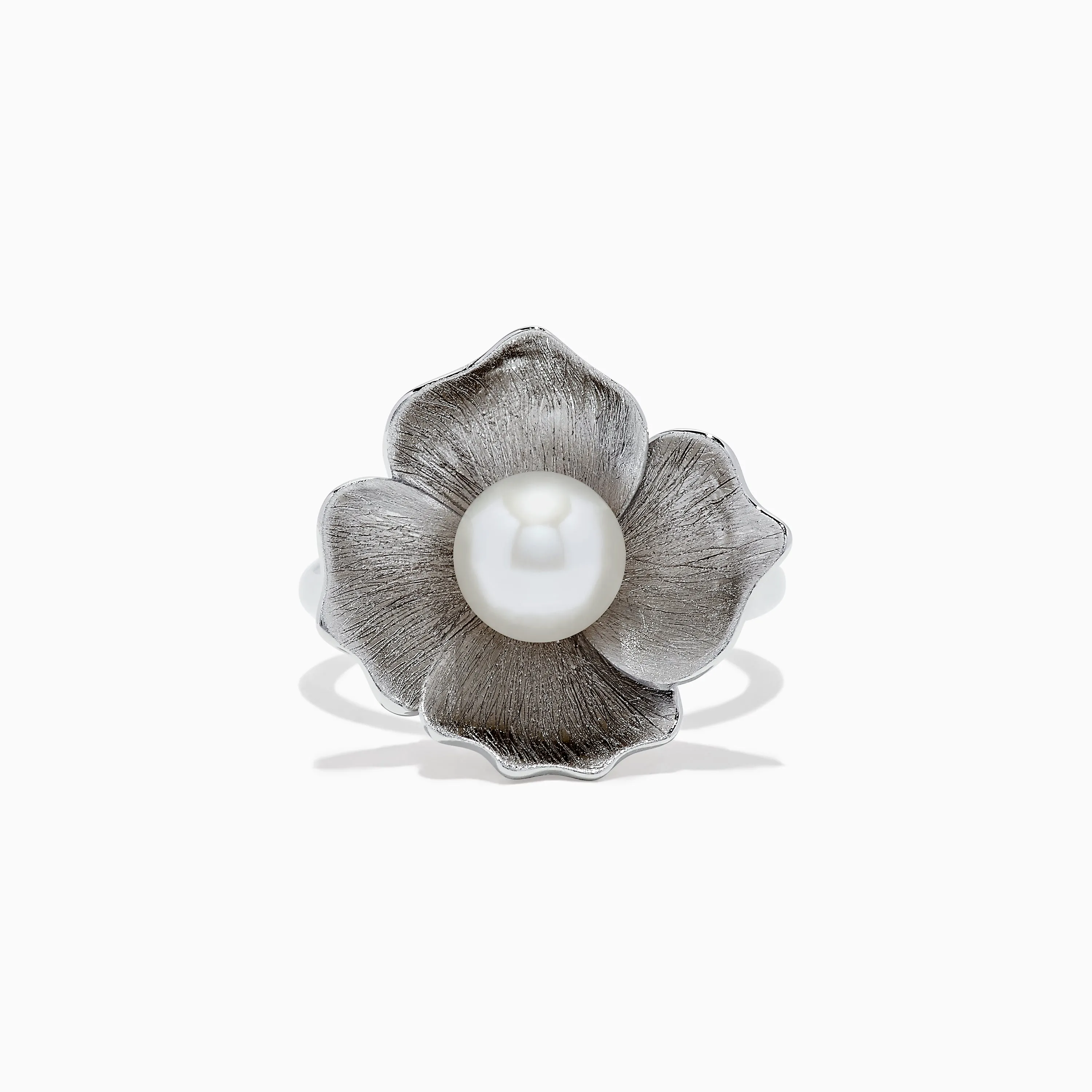925 Sterling Silver Cultured Fresh Water Pearl Flower Ring sold by Effy